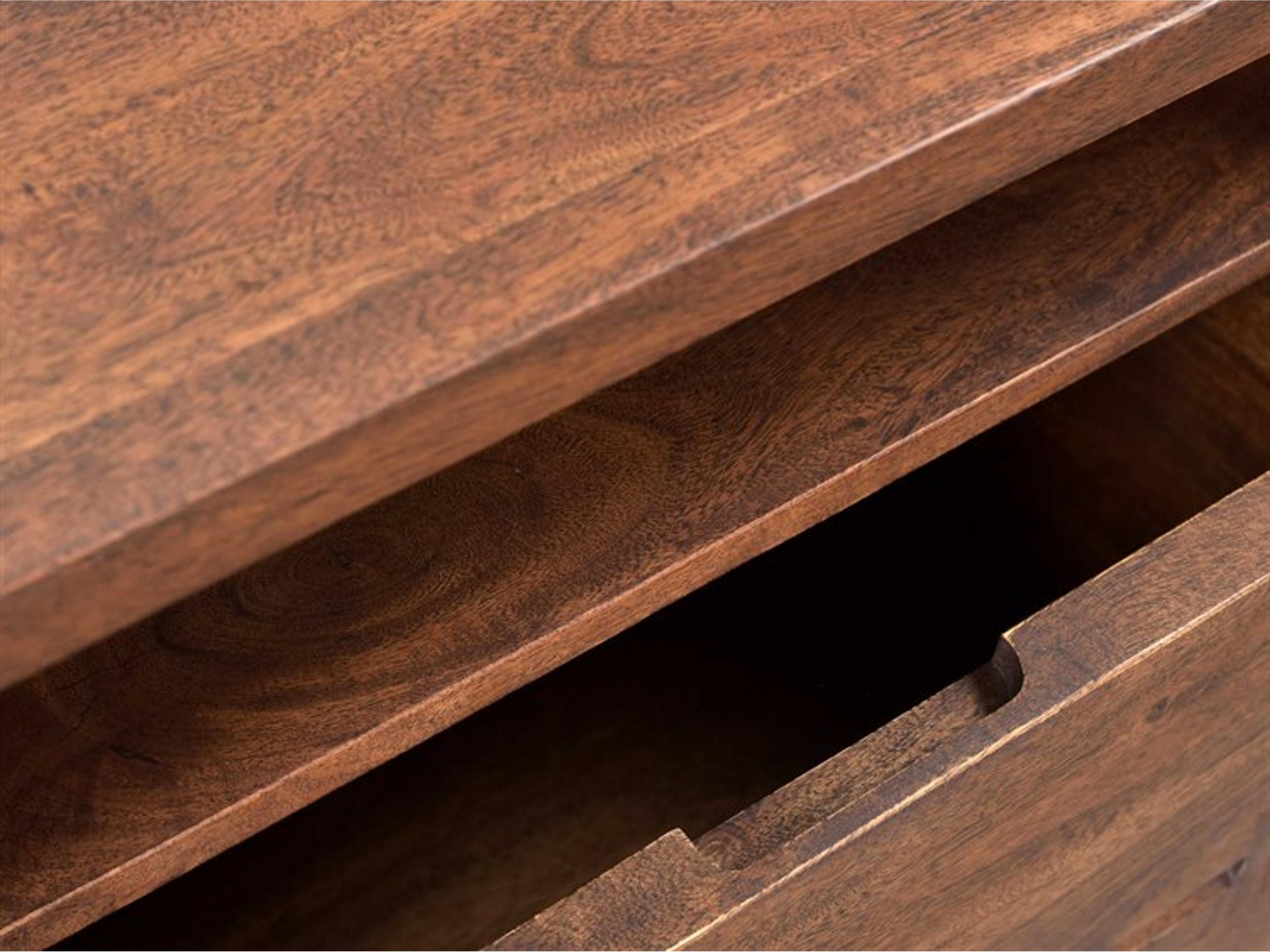 Moe's Home Madagascar 1-Drawer Acacia Wood Nightstand