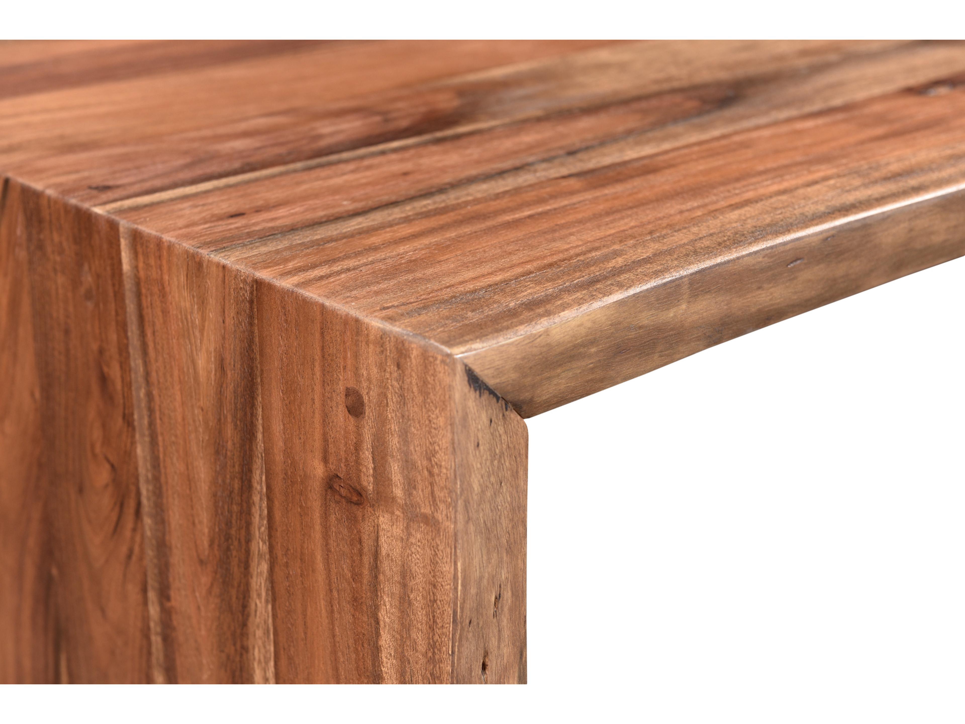 Moe's Home Tyrell Acadia Brown Acacia Wood Computer Desk