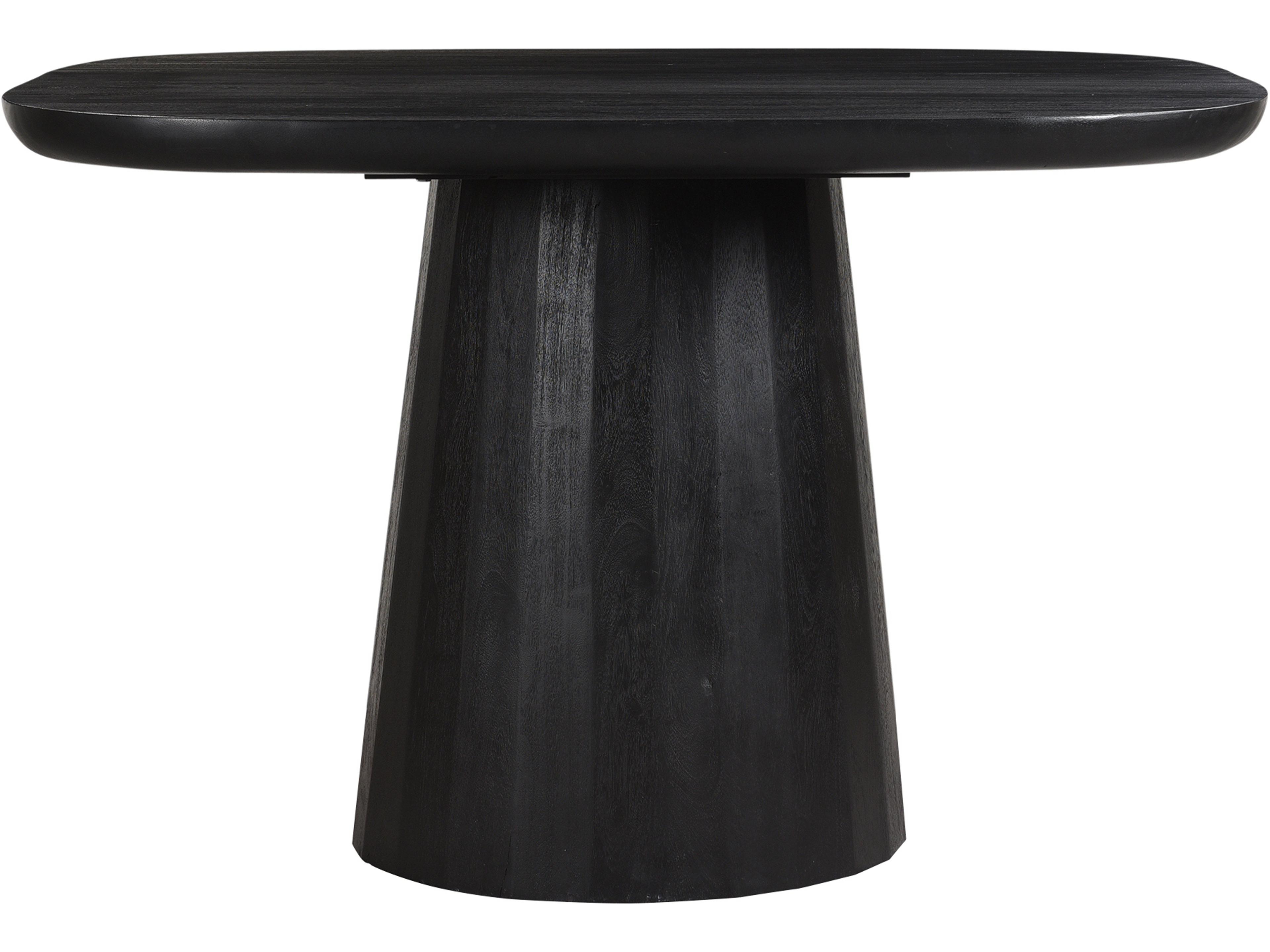 Freed Rectangular Wood Black Dining Table