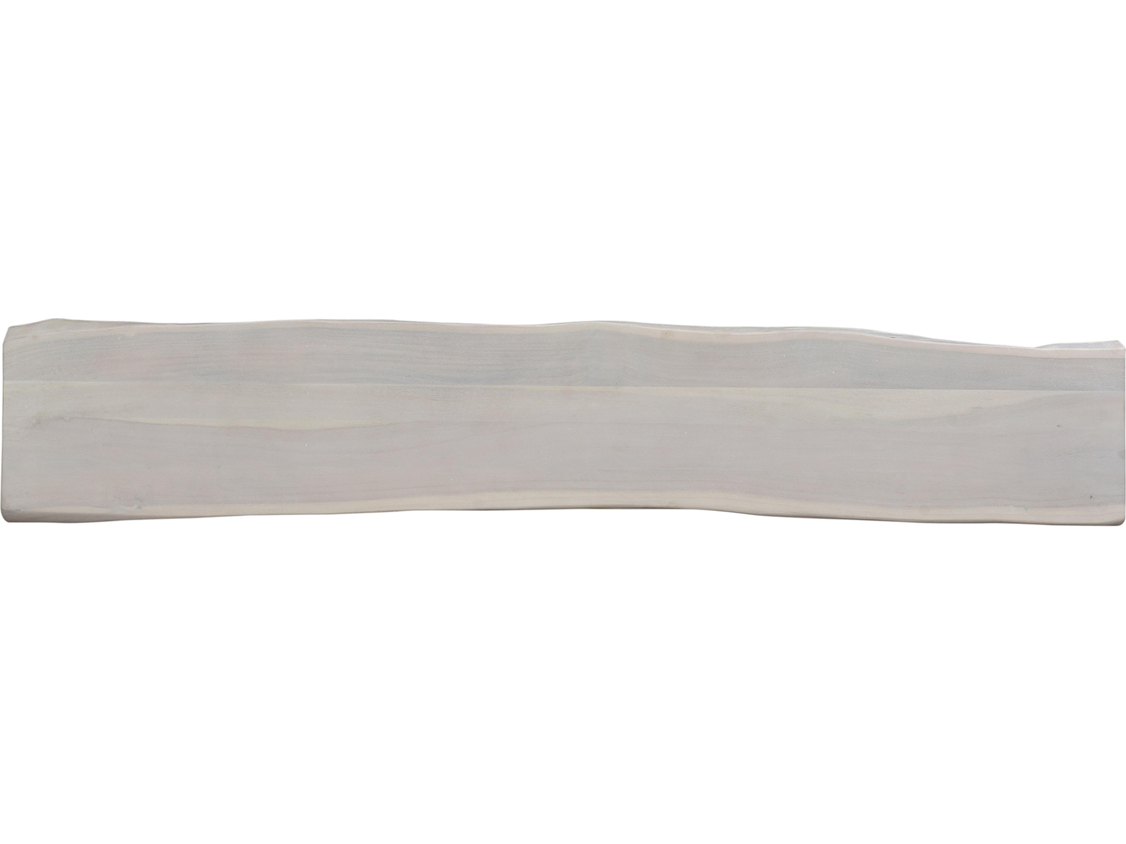 Moe's Home Evans Distressed Whitewashed Accent Bench