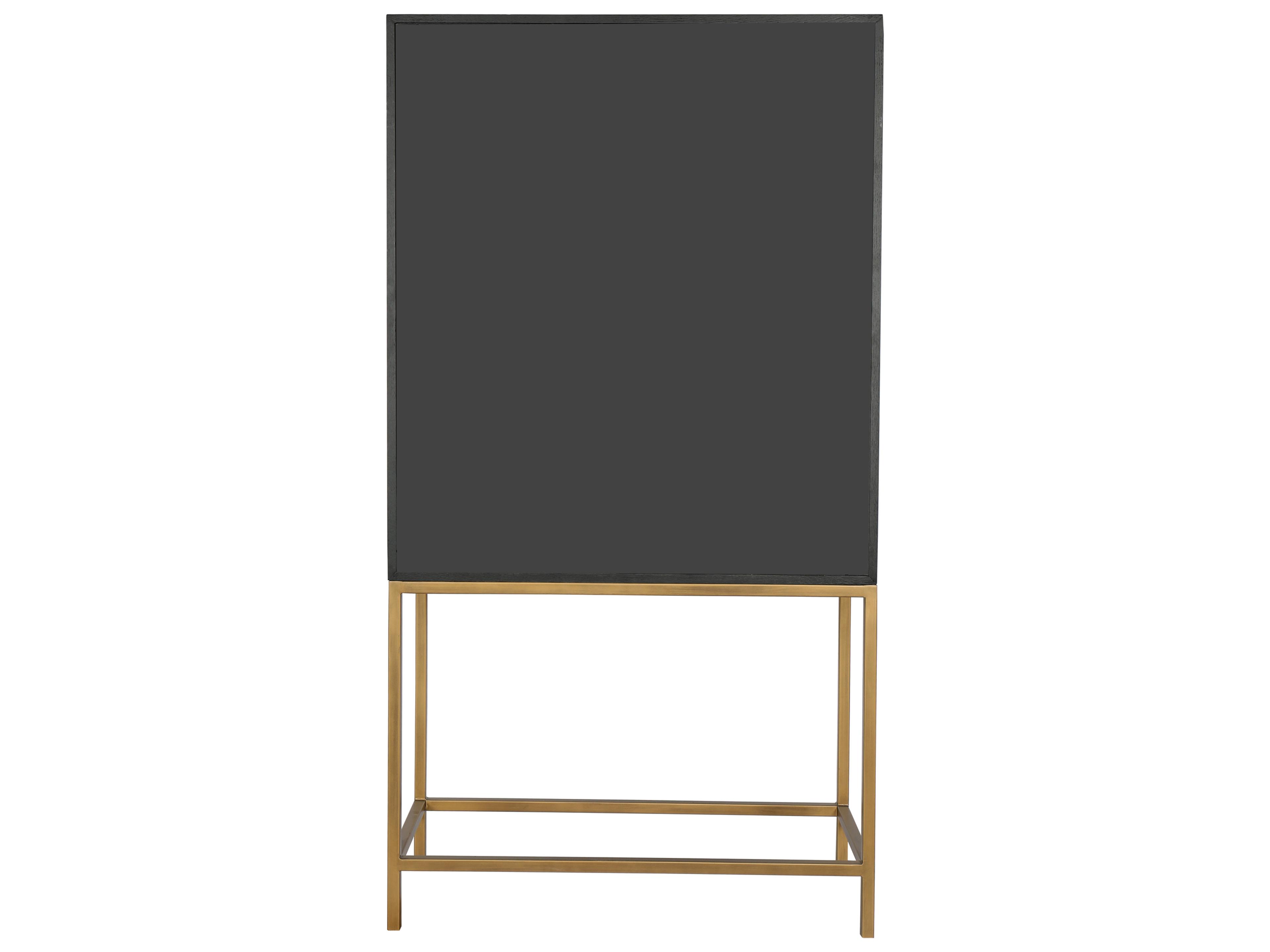 Moe's Home Mako Oak Wood Grey Bar Cabinet