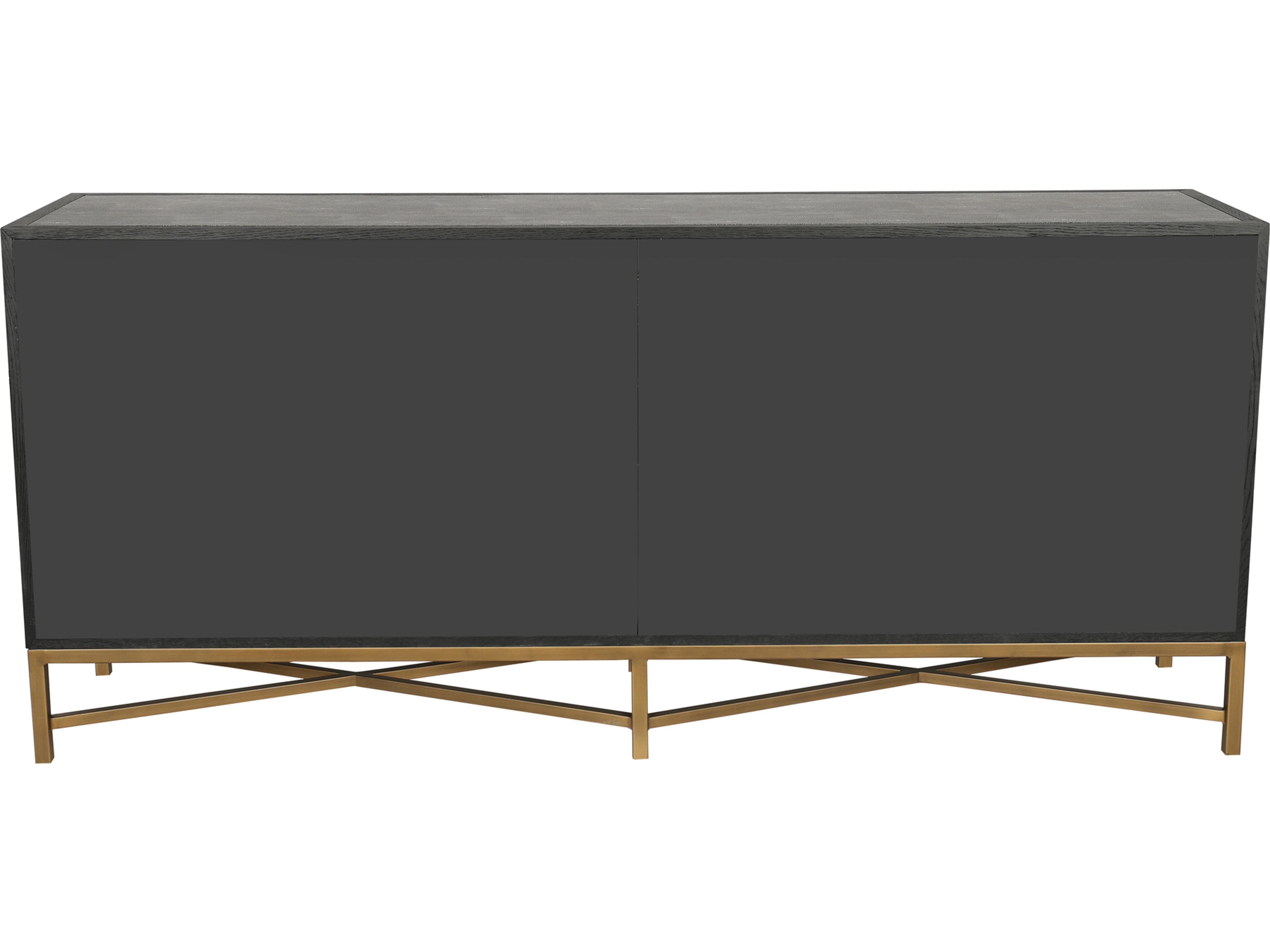 Moe's Home Mako 76" Oak Wood Grey Sideboard