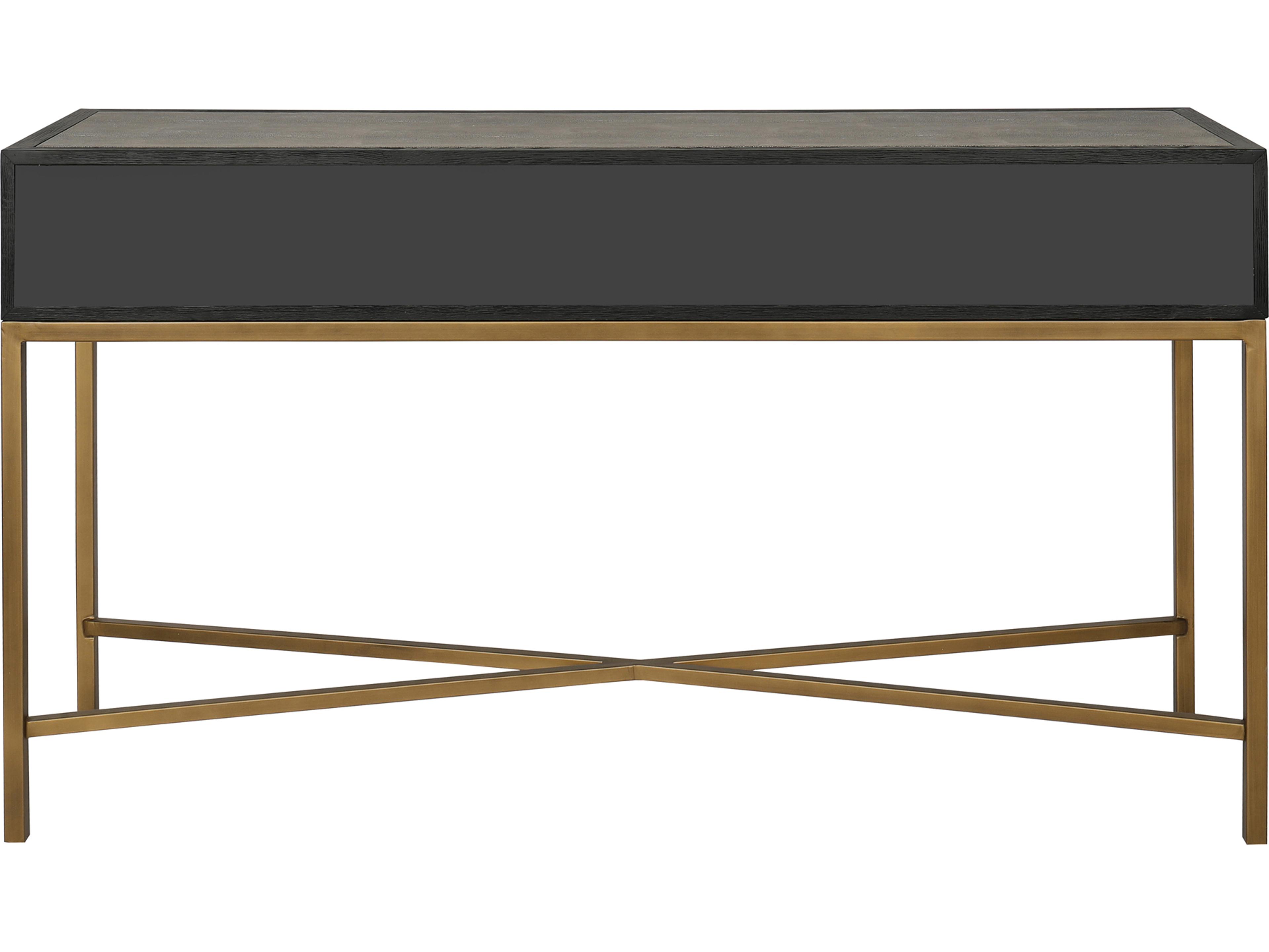 Moe's Home Mako Rectangular Wood Grey Console Table