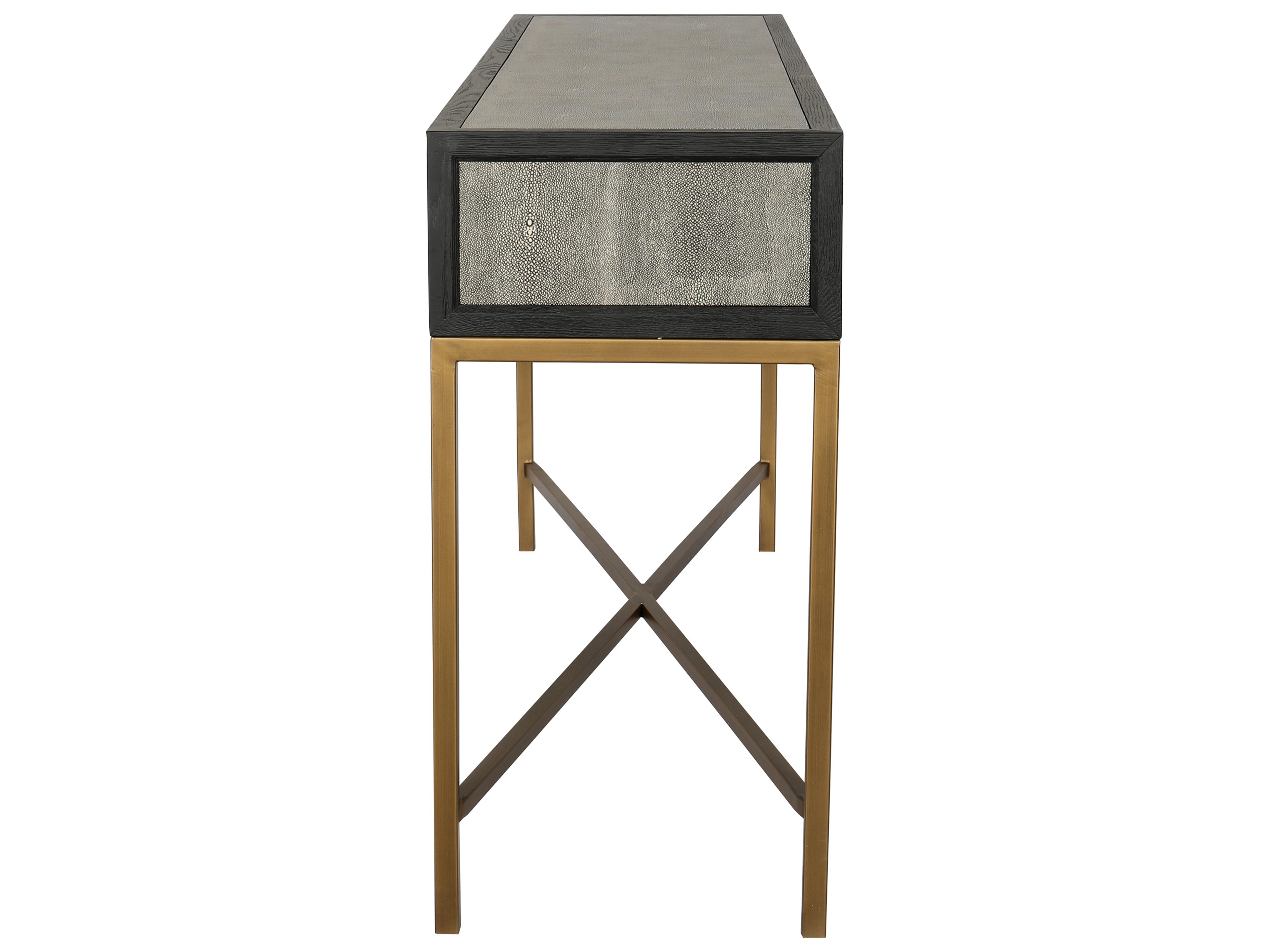 Moe's Home Mako Rectangular Wood Grey Console Table