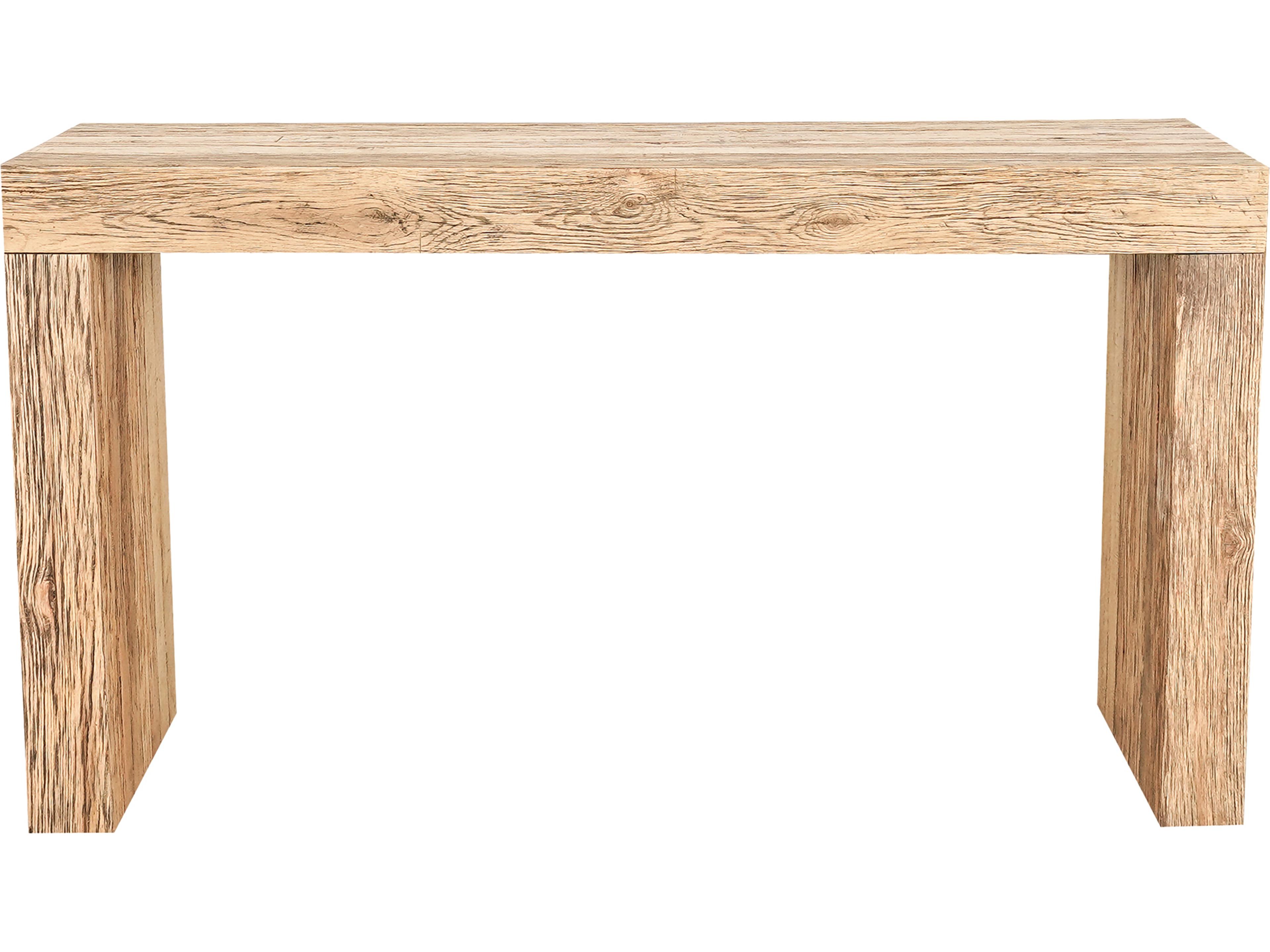 Moe's Home Evander Rectangular Wood Aged Oak Console Table
