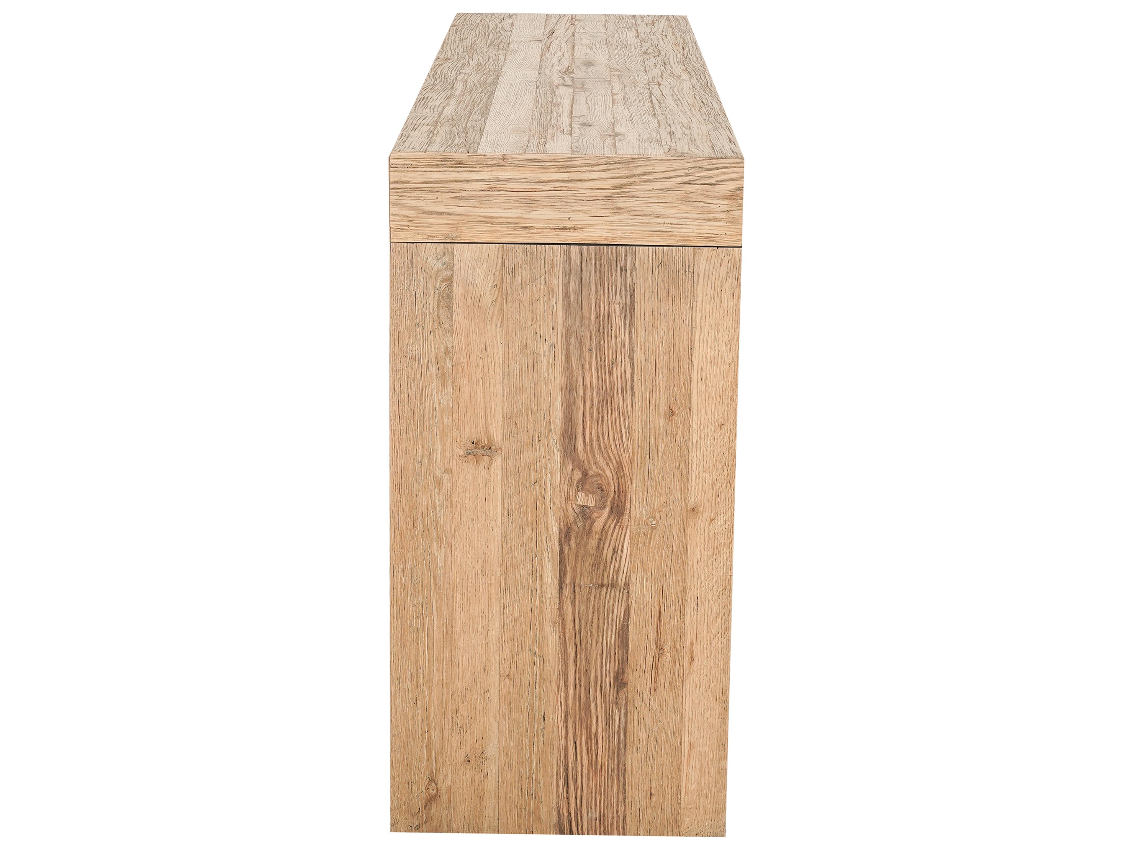 Moe's Home Evander Rectangular Wood Aged Oak Console Table