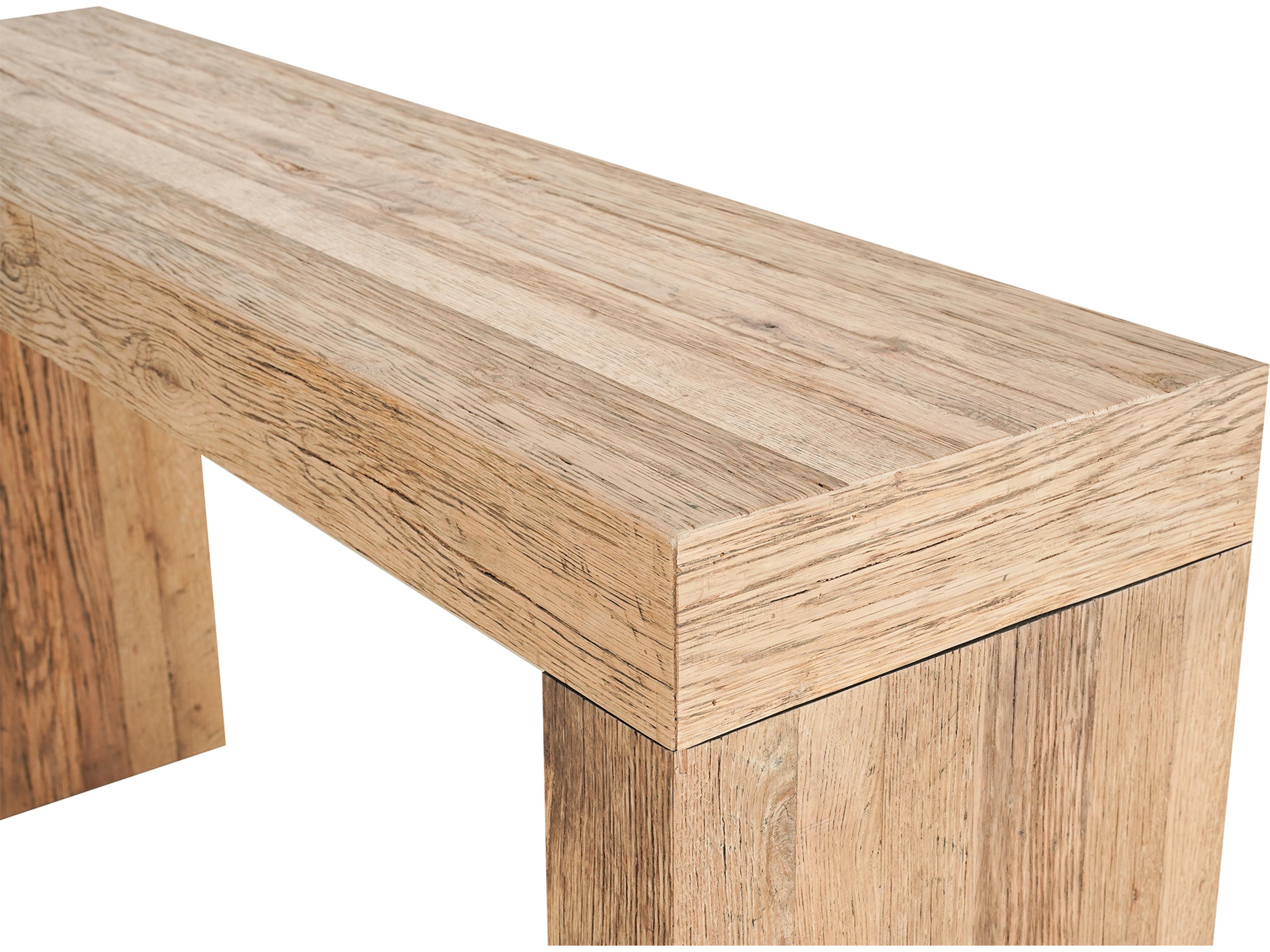 Moe's Home Evander Rectangular Wood Aged Oak Console Table