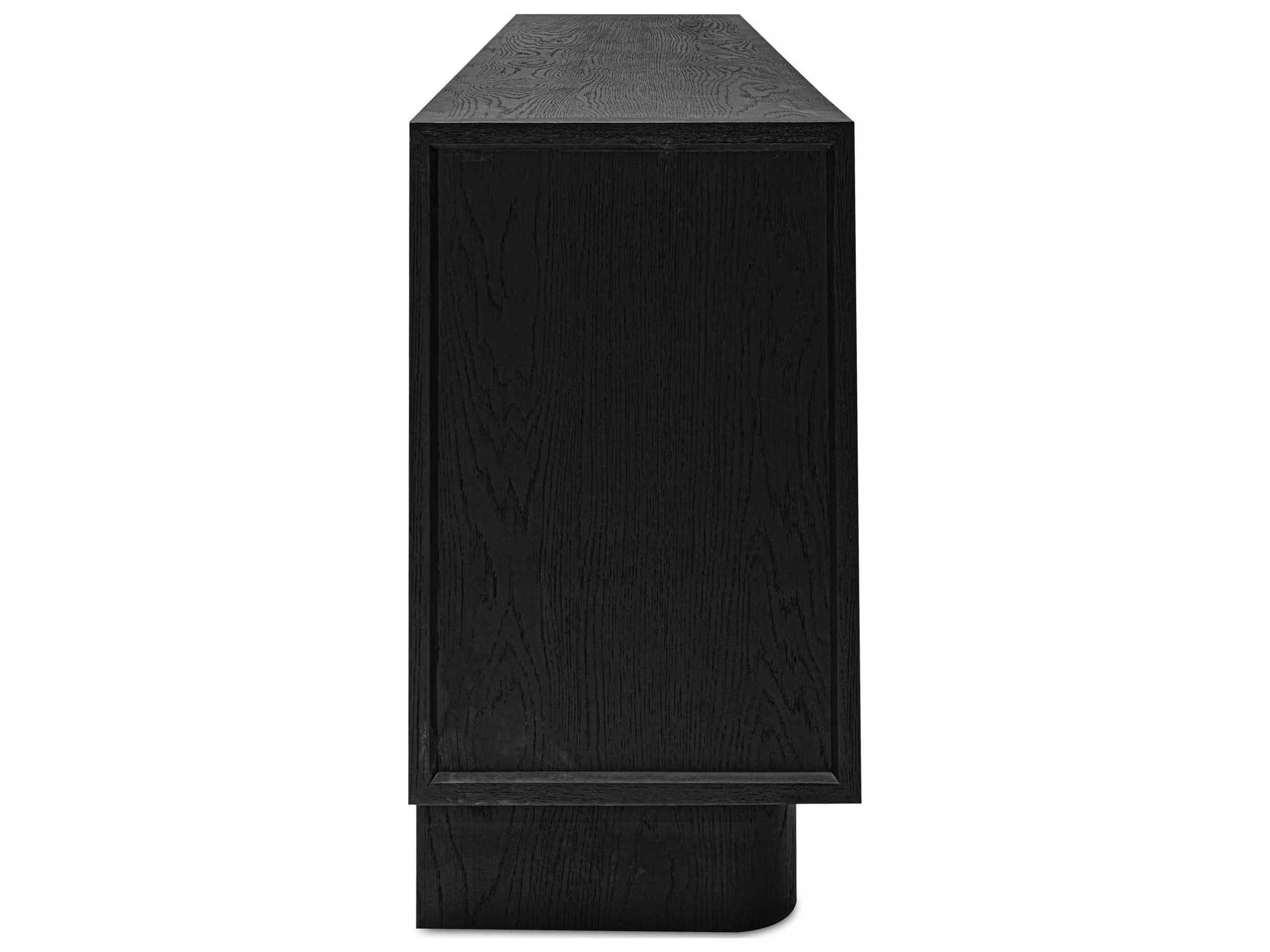 Moe's Home Marcelle 80" Oak Wood Black Sideboard
