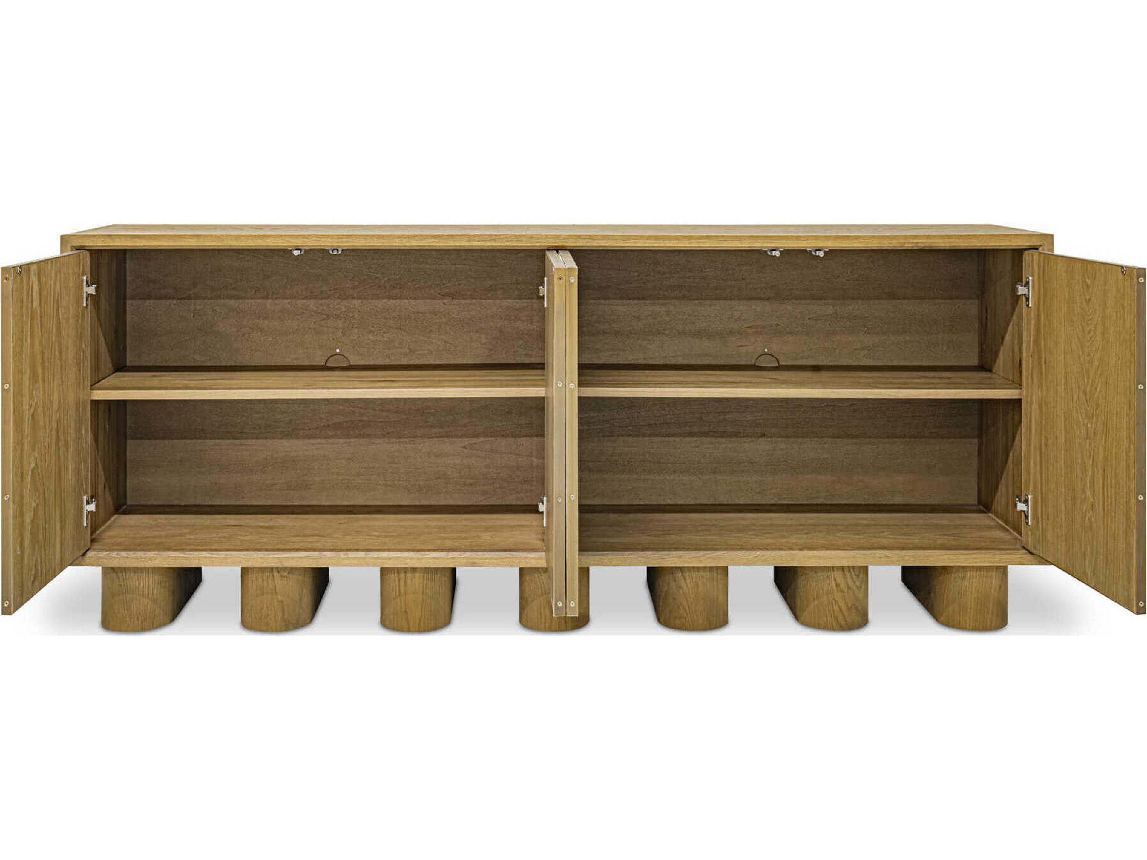 Moe's Home Marcelle 80" Oak Wood Natural Sideboard