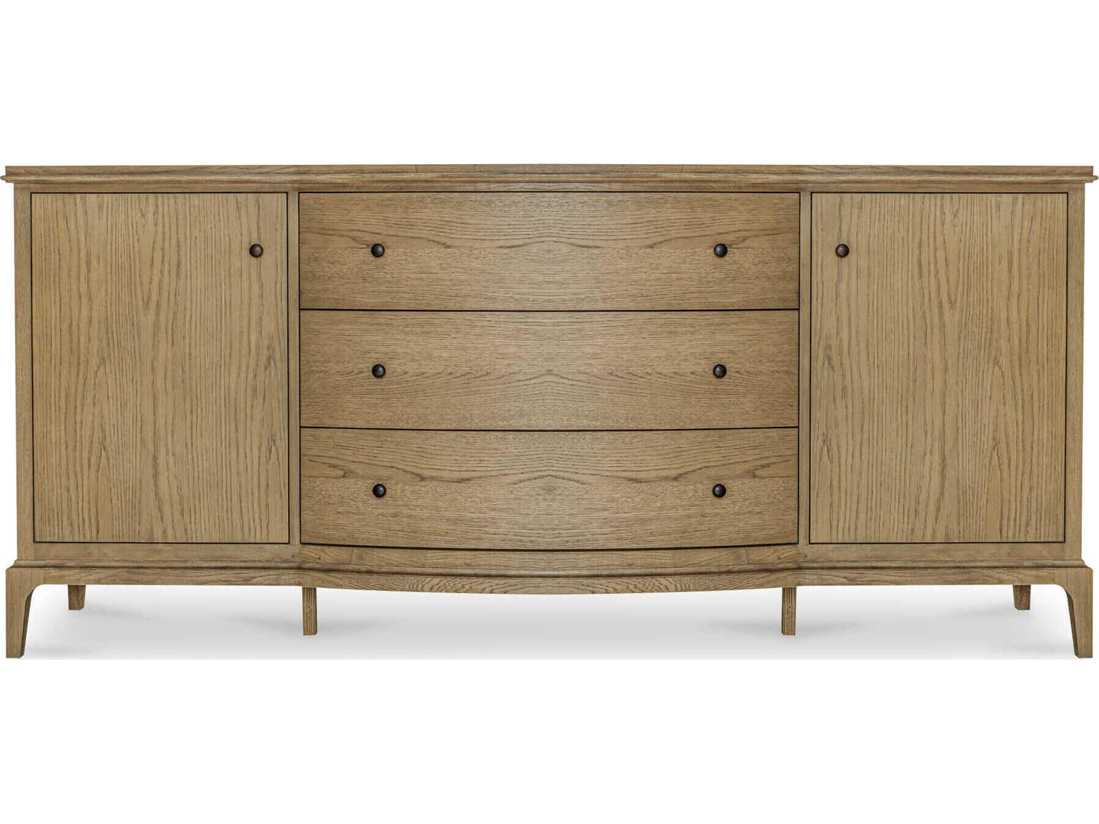 Sadie 78" Oak Wood Brown Sideboard