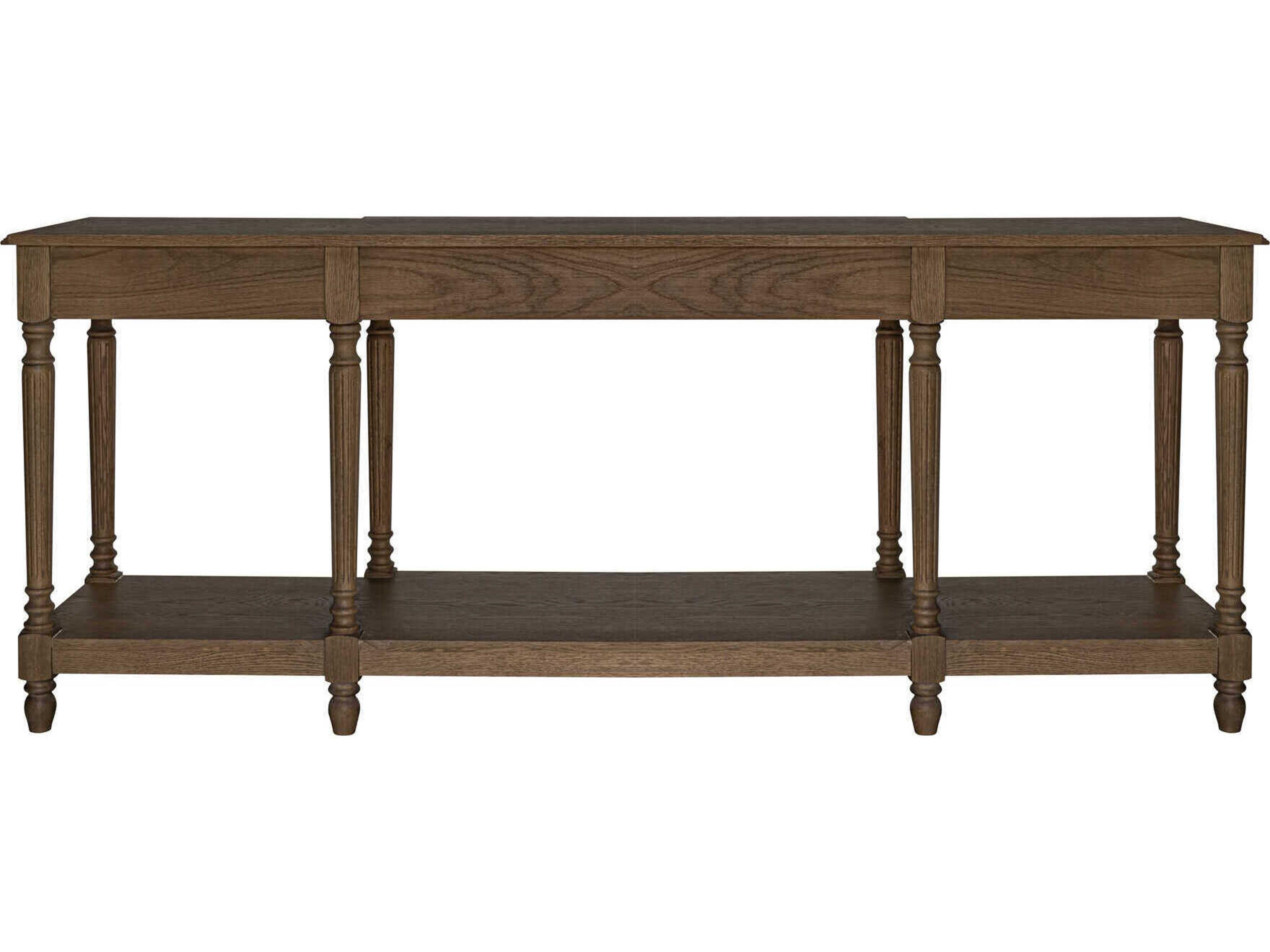 Moe's Home Martha Rectangular Wood Brown Console Table