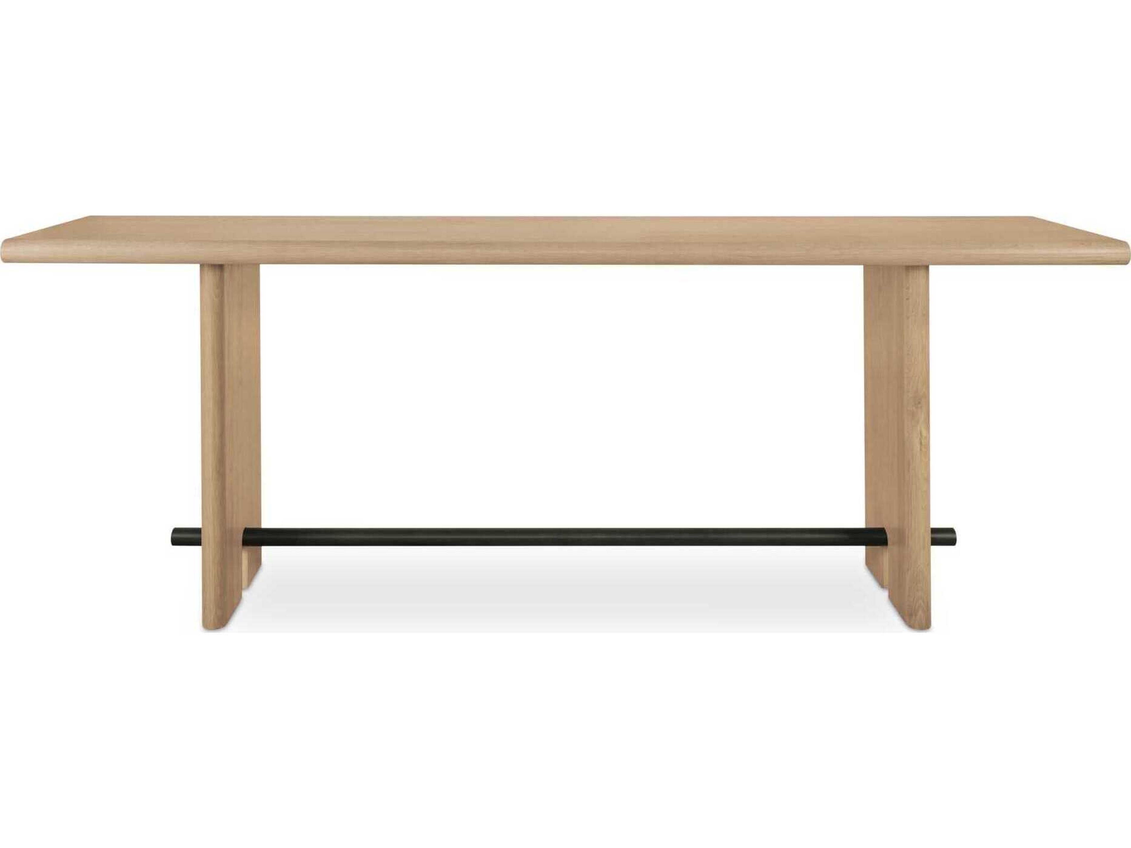 Moe's Home Madison Rectangular Wood Natural Oak Console Table