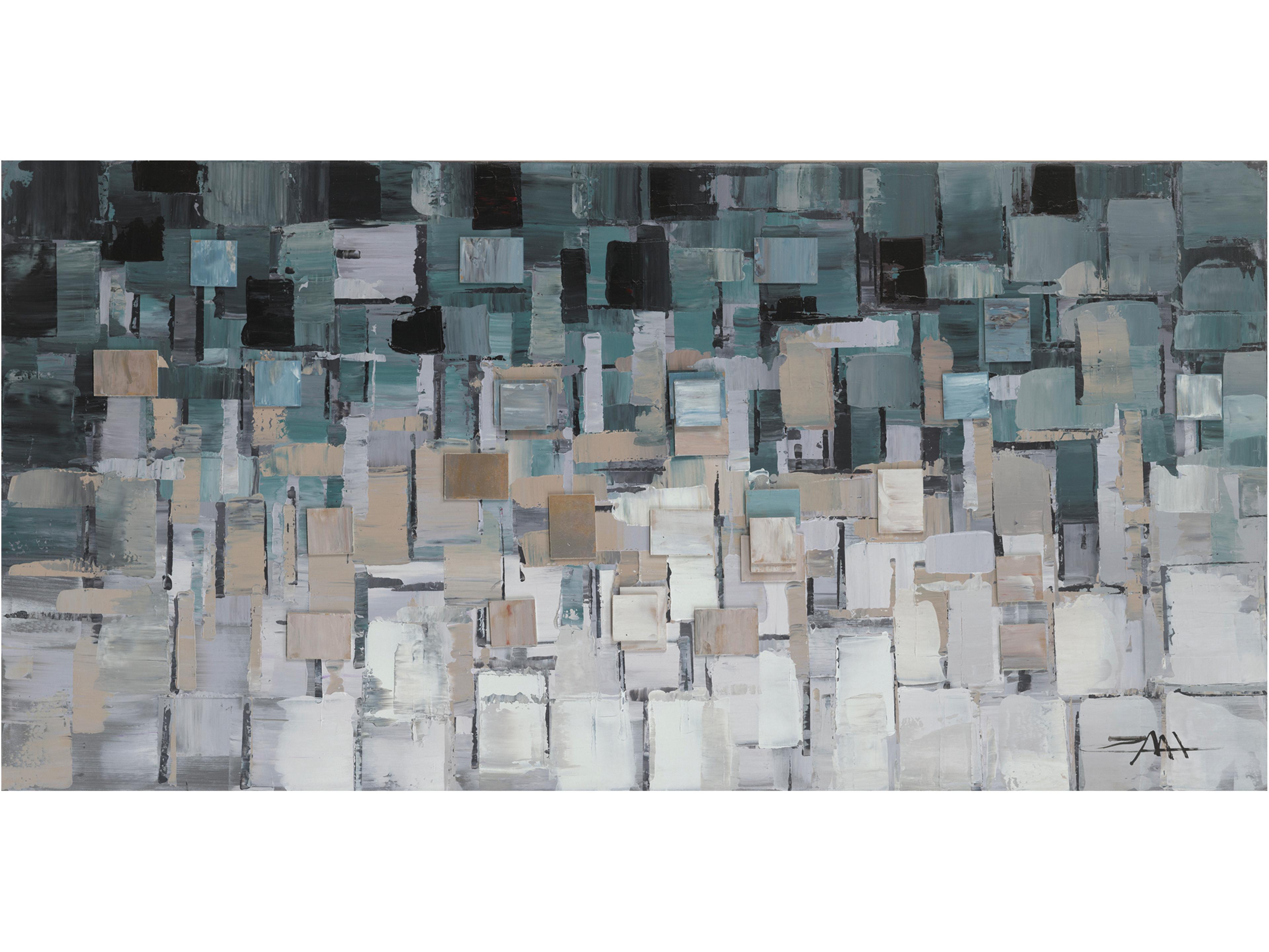 Segments Wall Decor Abstract Geometric Canvas Art