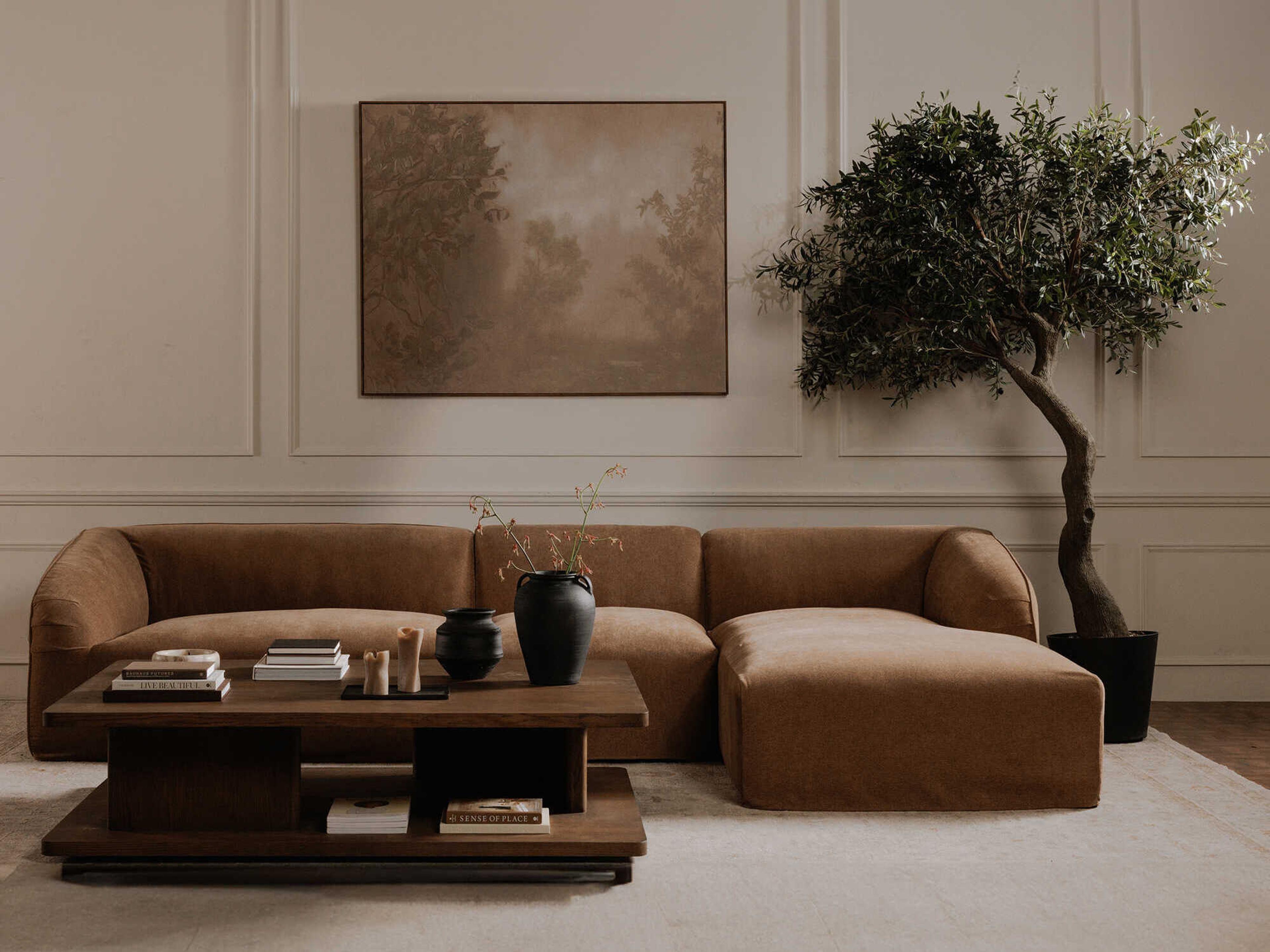 Moe's Home Fawn Framed Painting