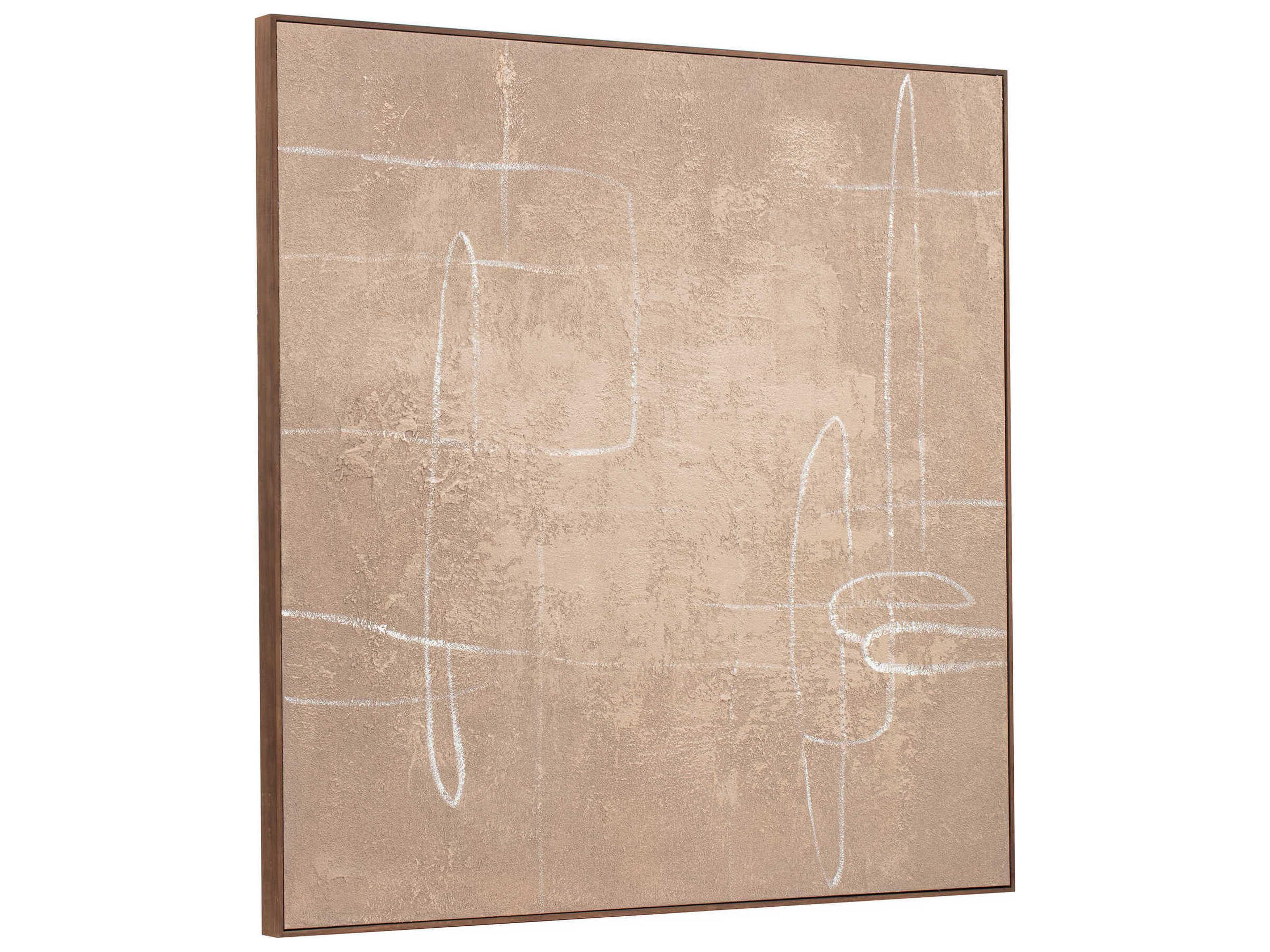 Moe's Home Notion Brown Framed Painting