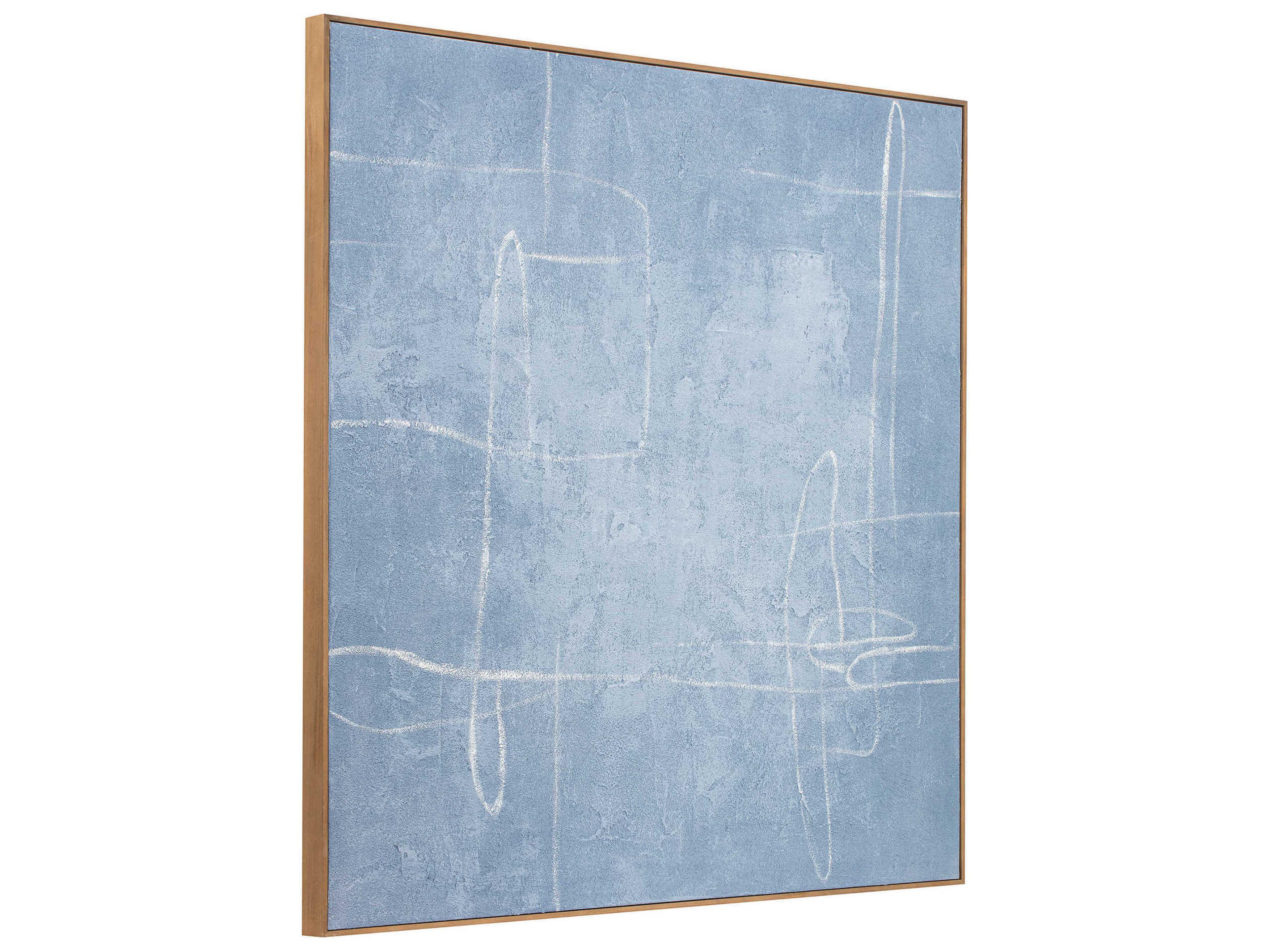 Moe's Home Notion Blue Framed Painting