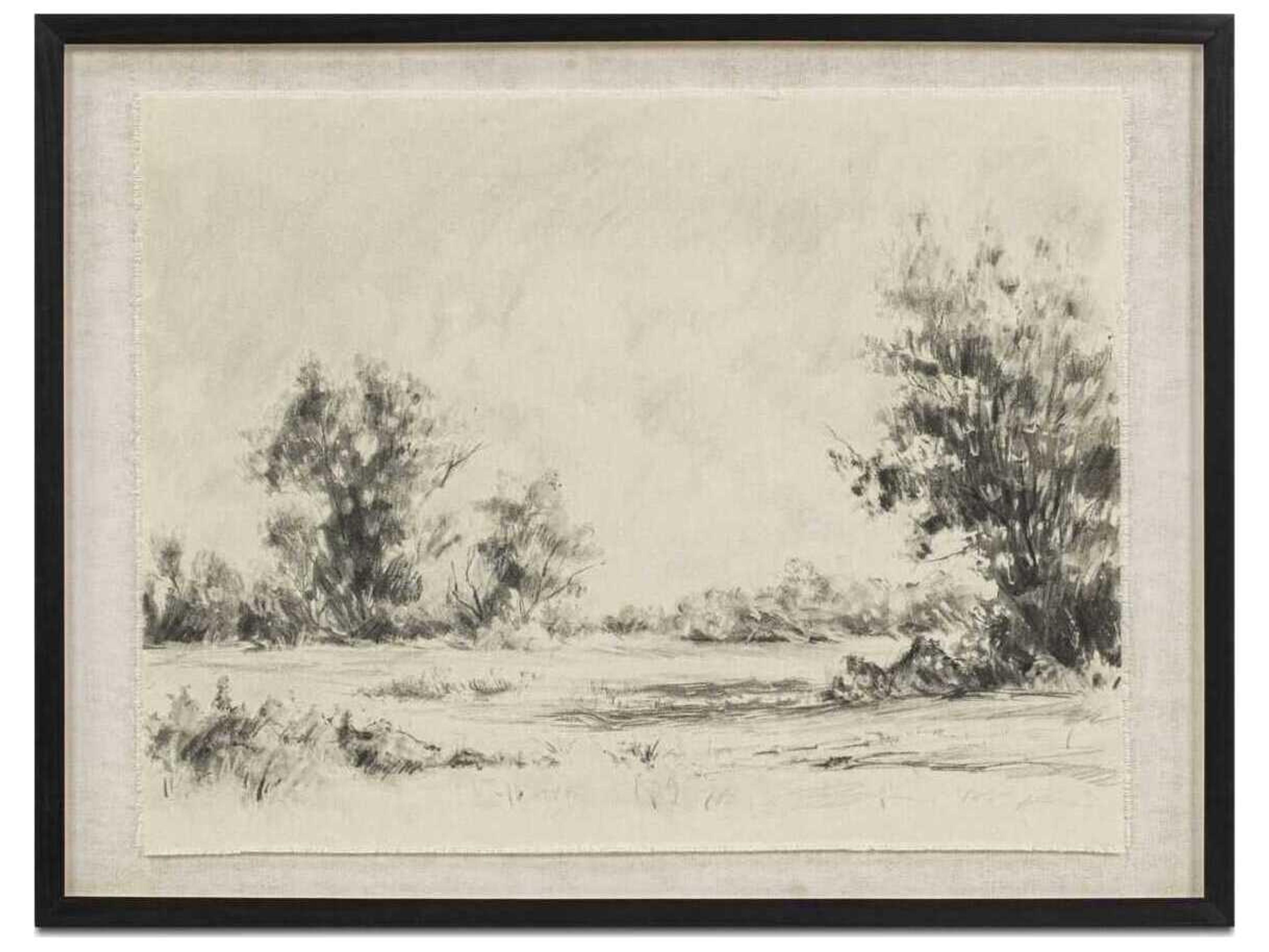 Briar Framed Print on Linen