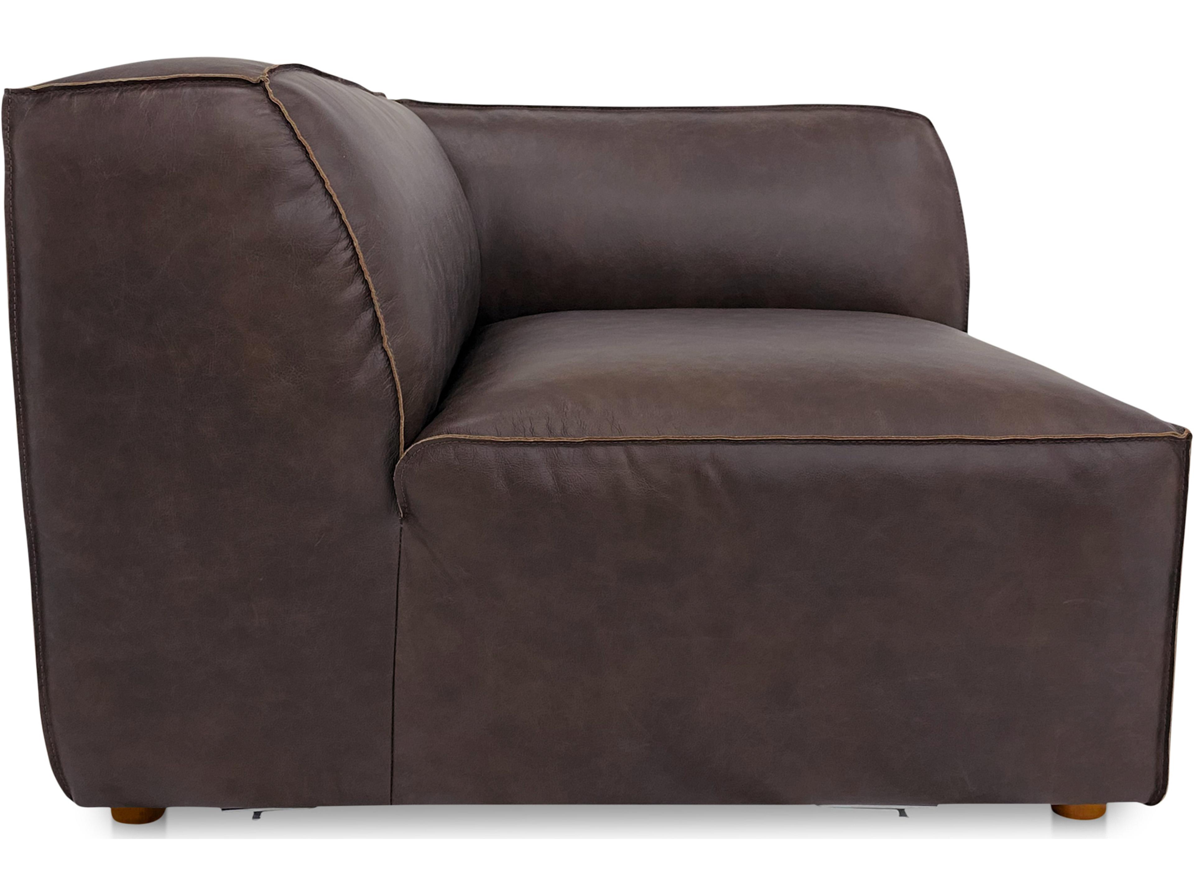 Form Brown Leather Modular Chair
