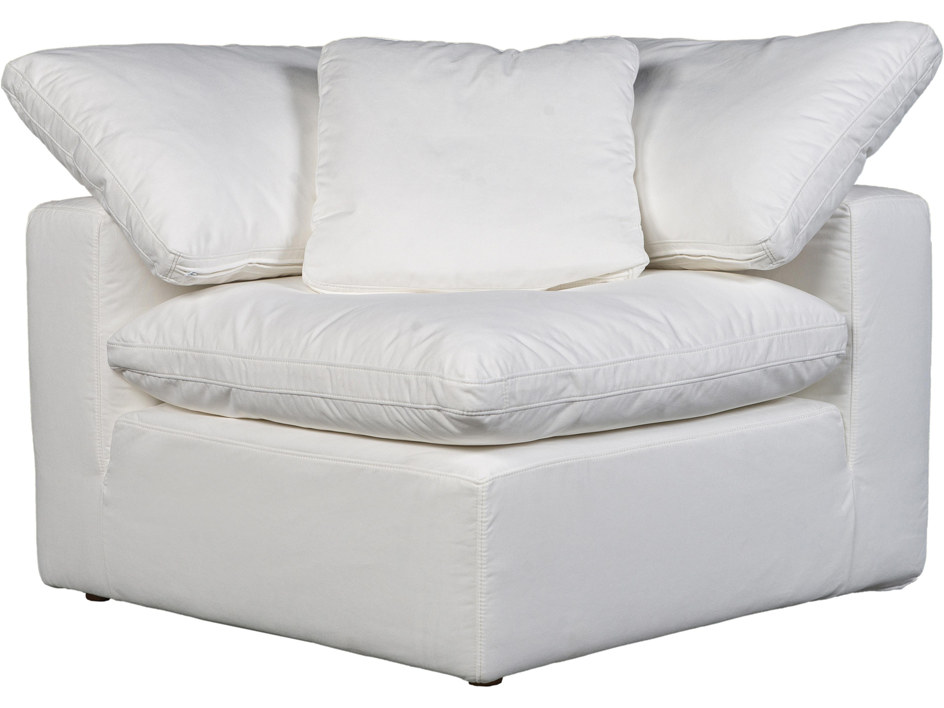 Terra Condo Corner Chair Performance Fabric Cream White