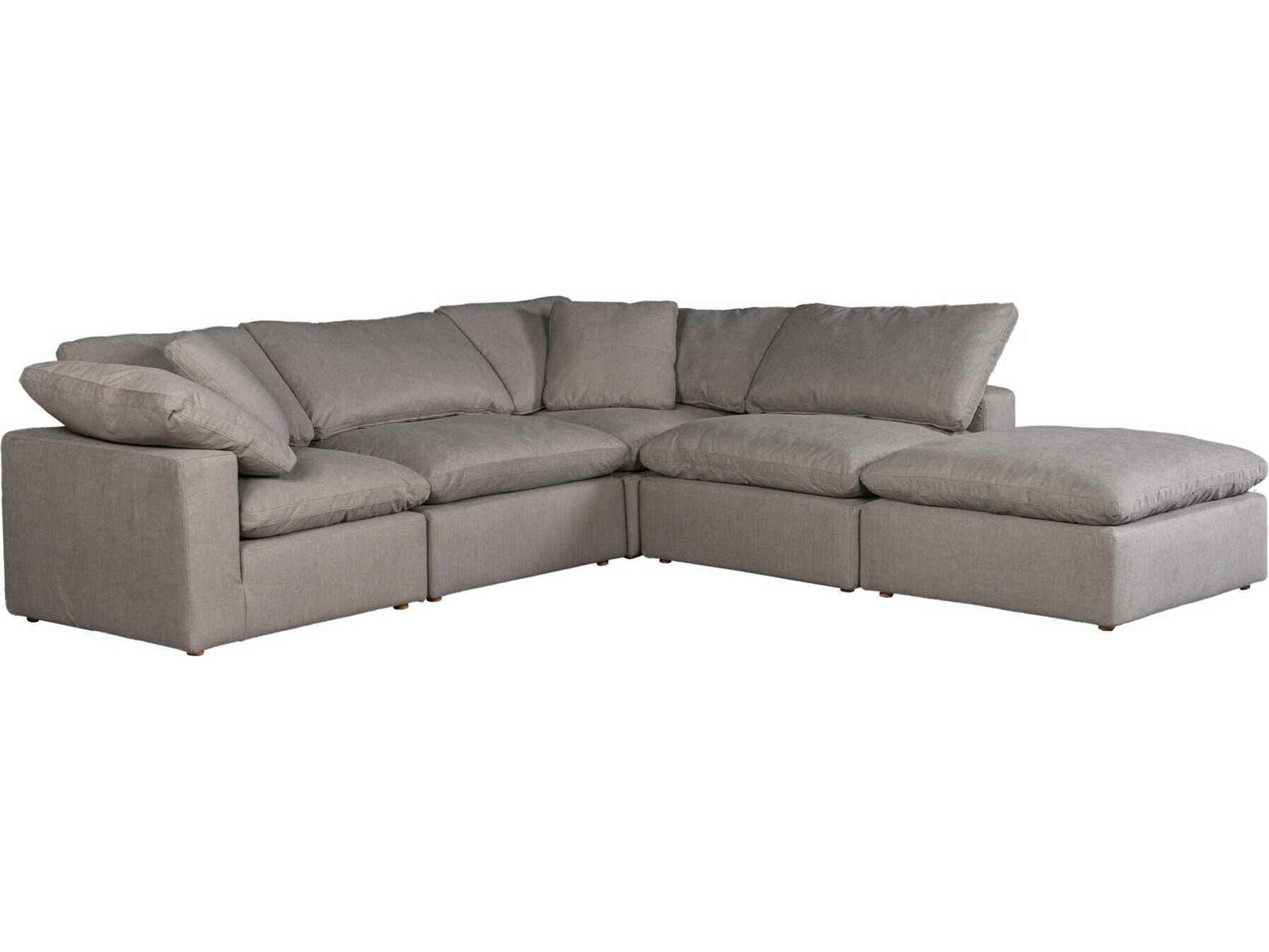 Terra Gray Upholstered Sectional Sofa