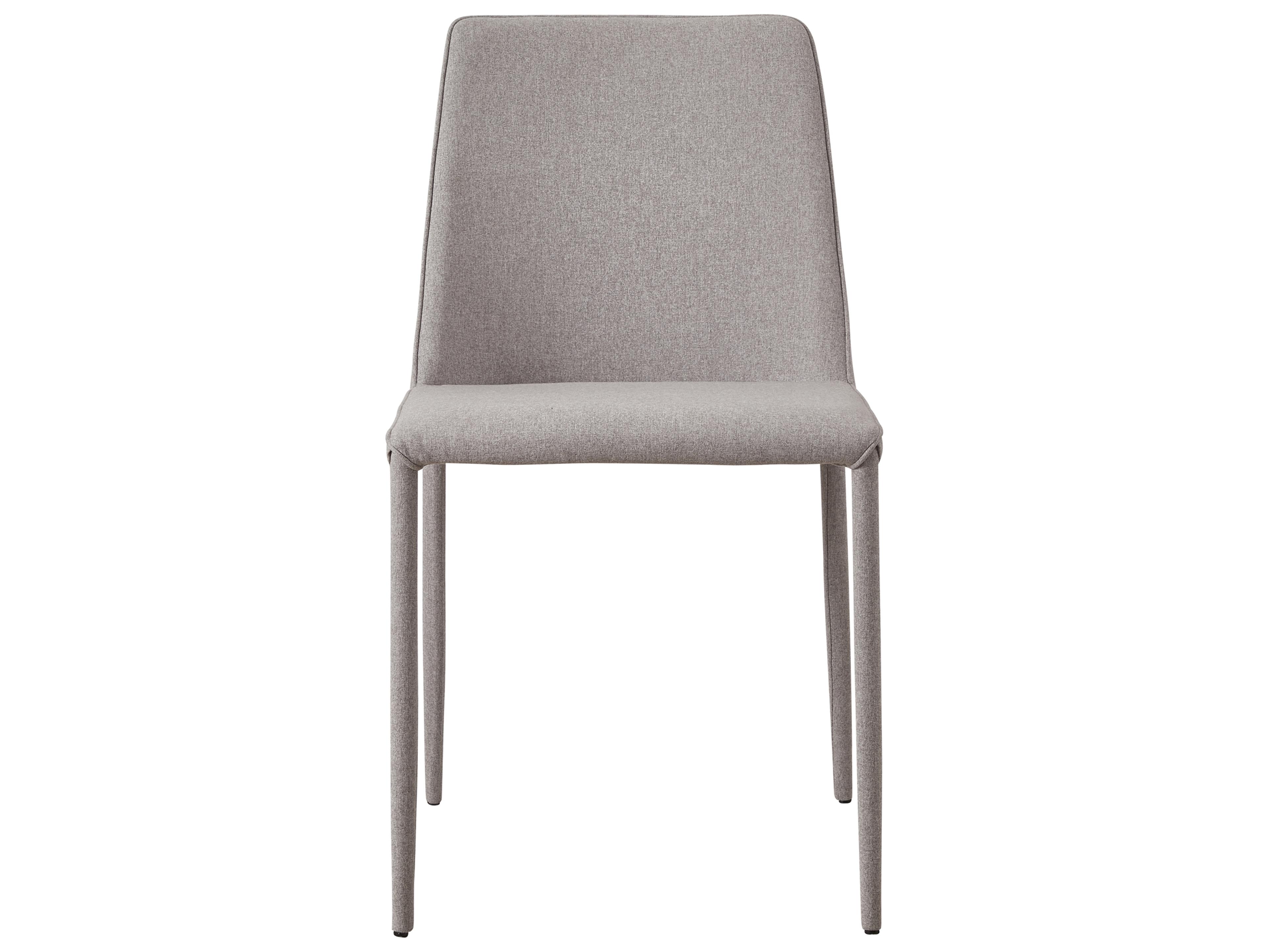 Moe's Home Gray Upholstered Side Dining Chair - Set of Two