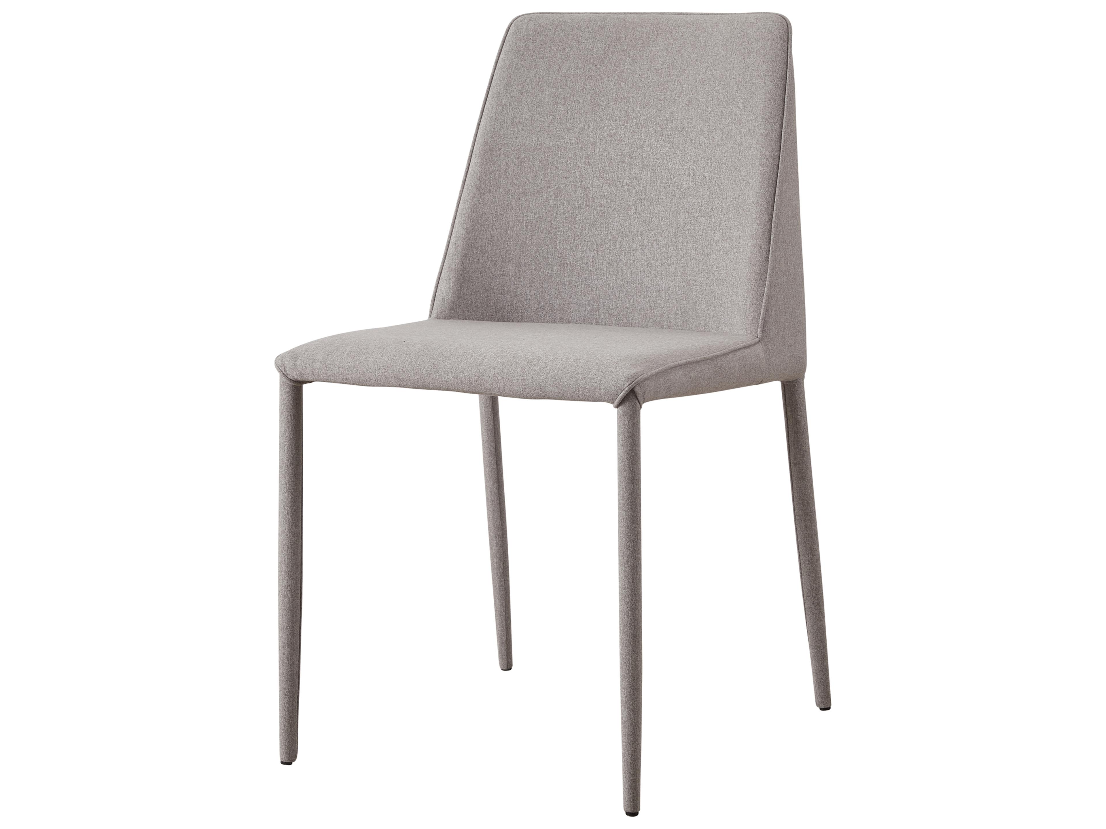 Moe's Home Gray Upholstered Side Dining Chair - Set of Two