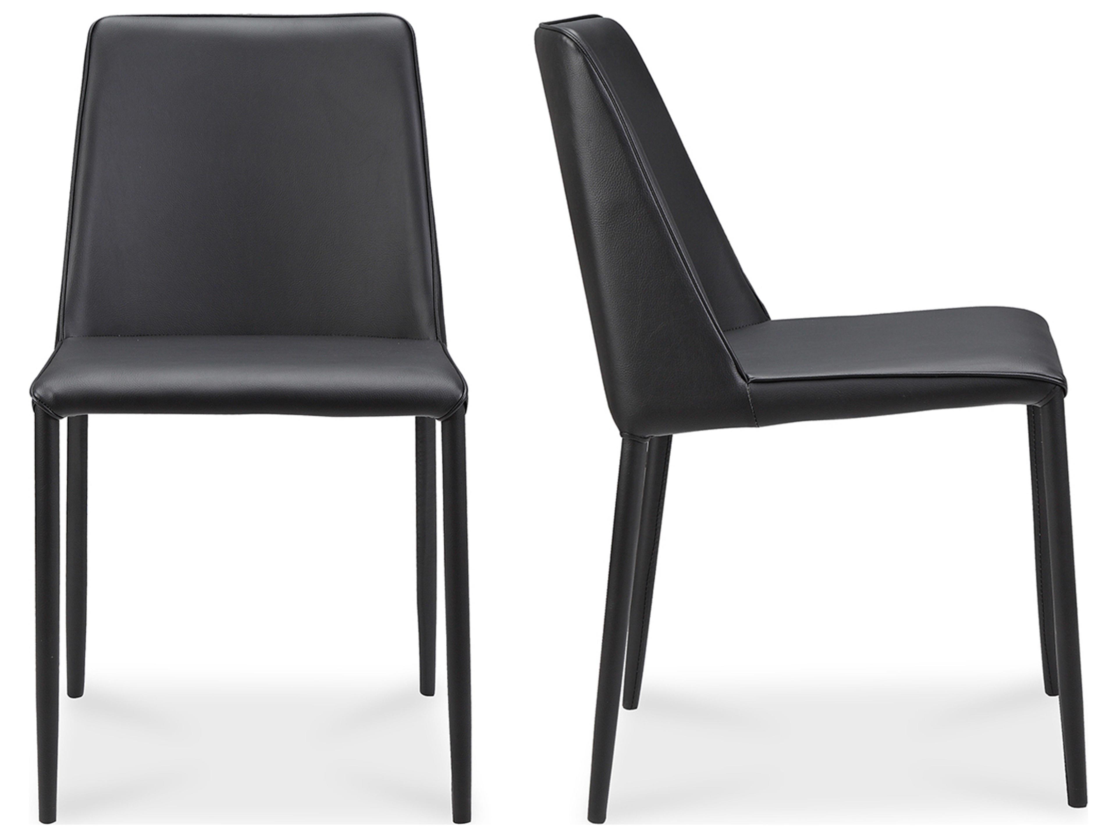 Moe's Home Gray Upholstered Side Dining Chair - Set of Two