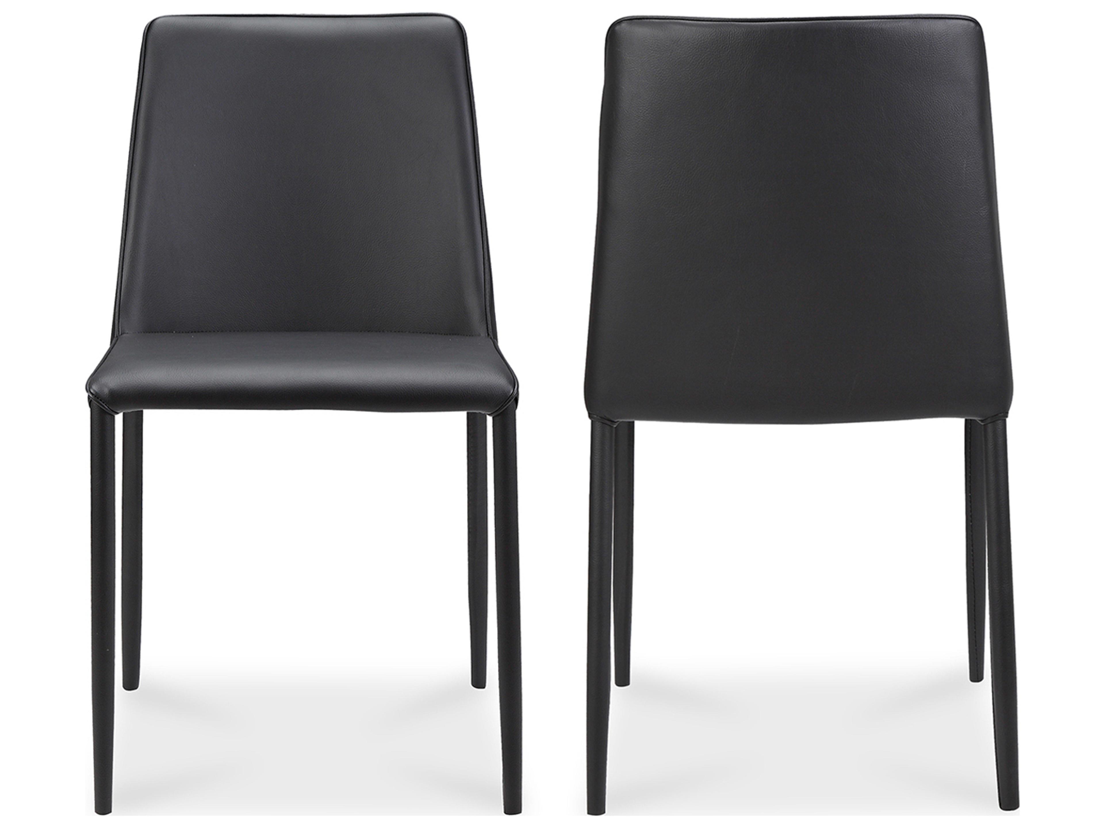 Moe's Home Gray Upholstered Side Dining Chair - Set of Two