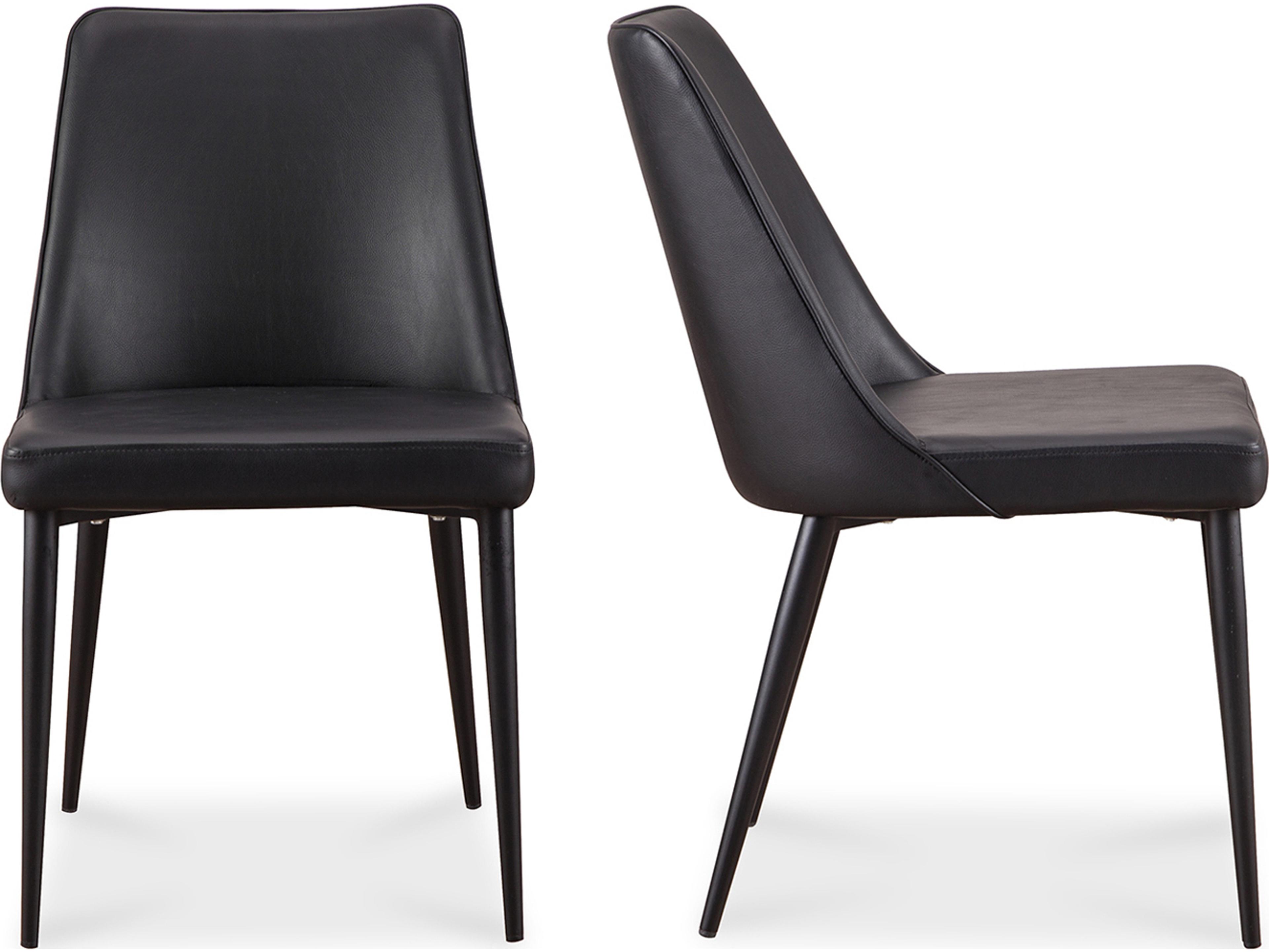Moe's Home Black Side Dining Chair - Set of Two