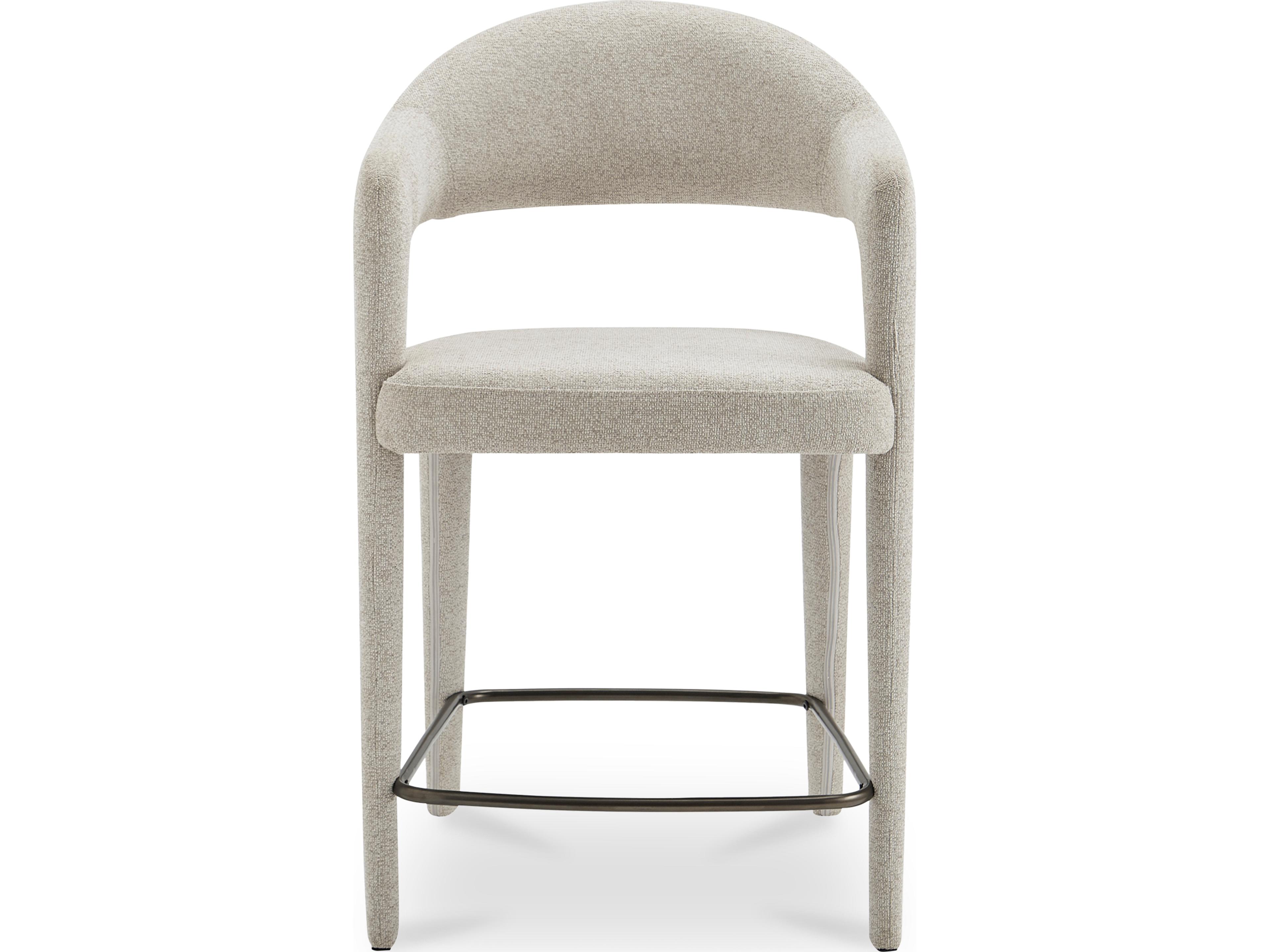 Martens Beige Upholstered Counter Stool