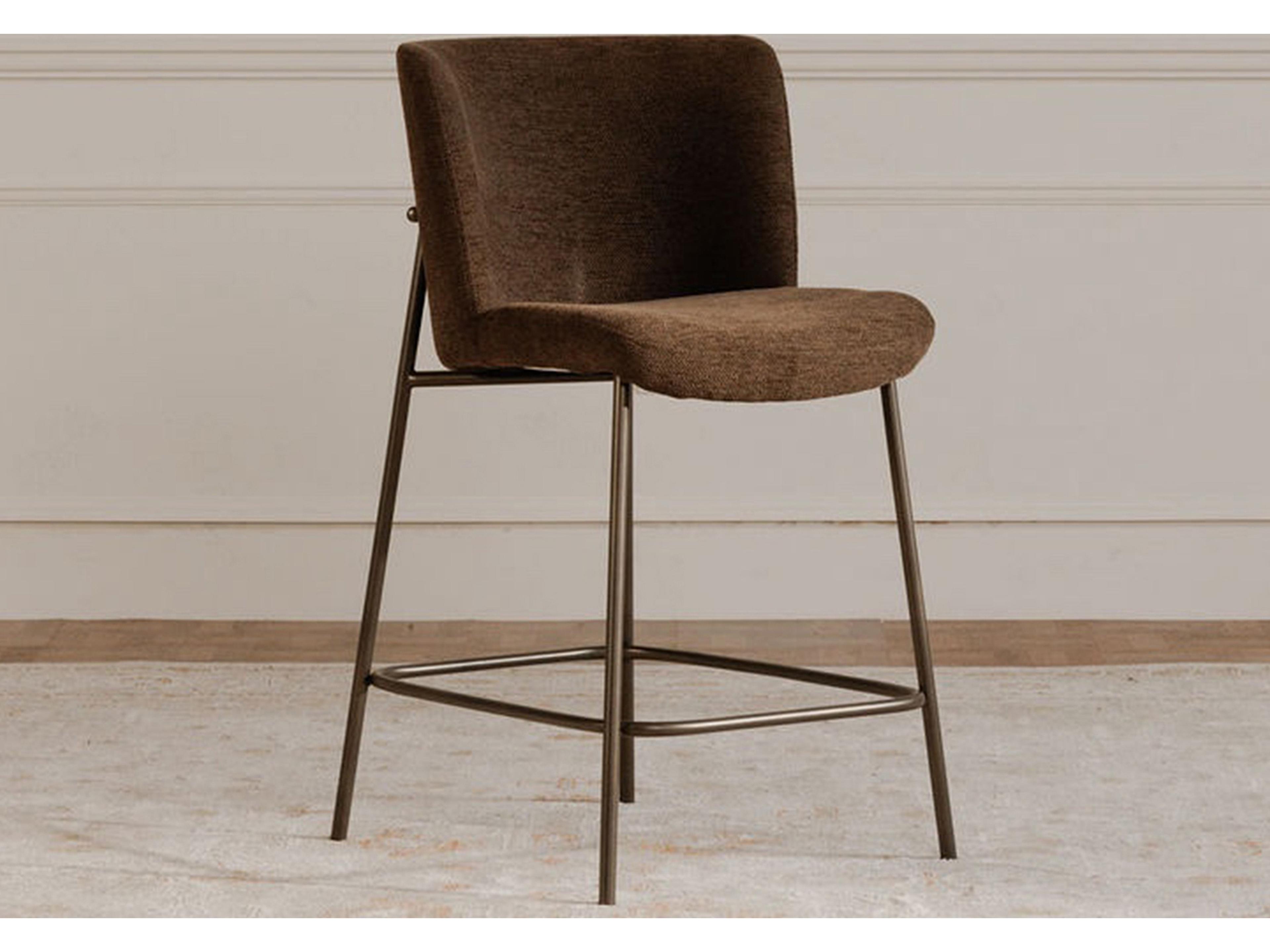 Moe's Home Early Dark Brown Bar Stool