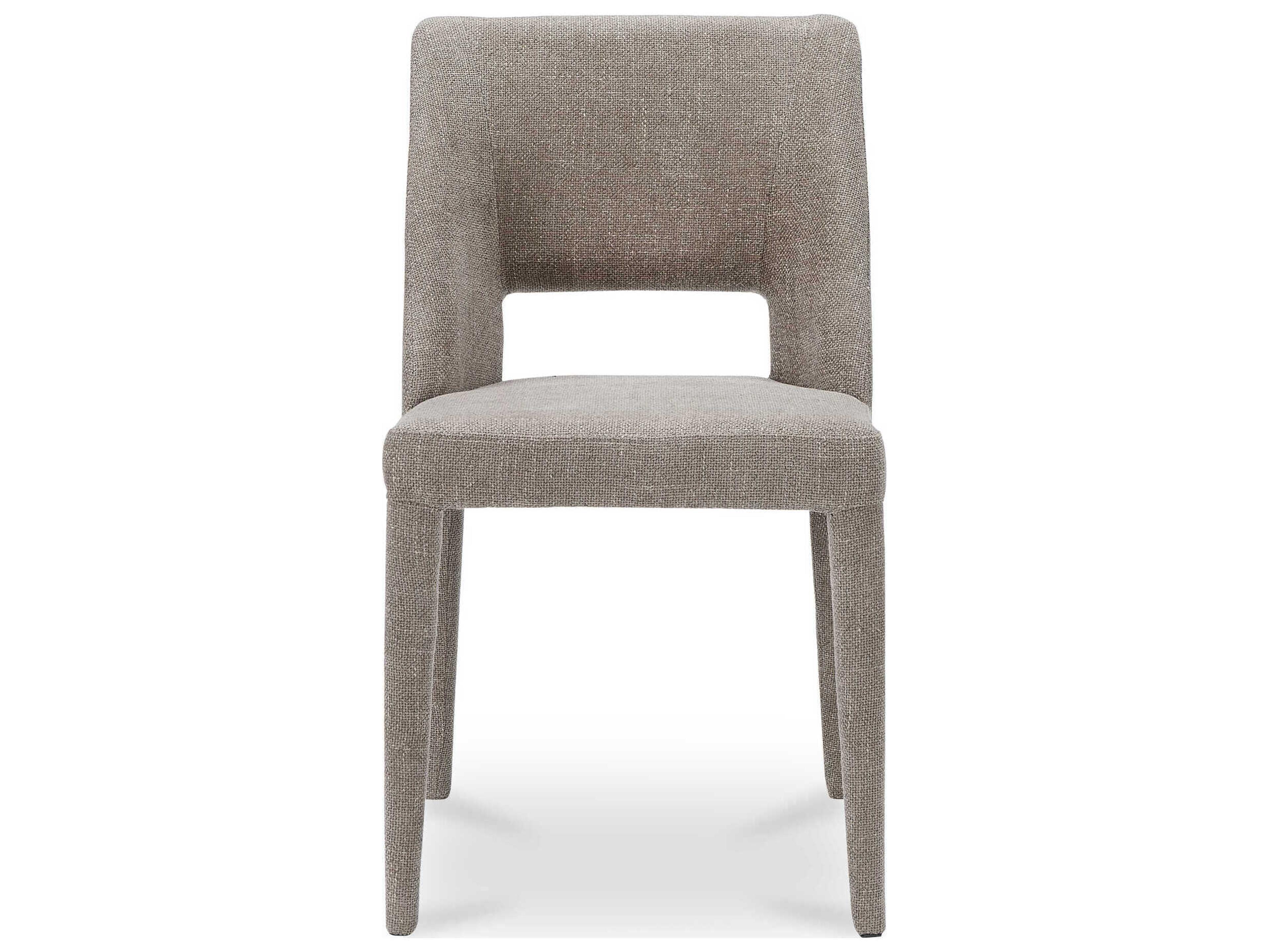 Moe's Home Joyce Plywood Brown Upholstered Armless Dining Chair Set of 2