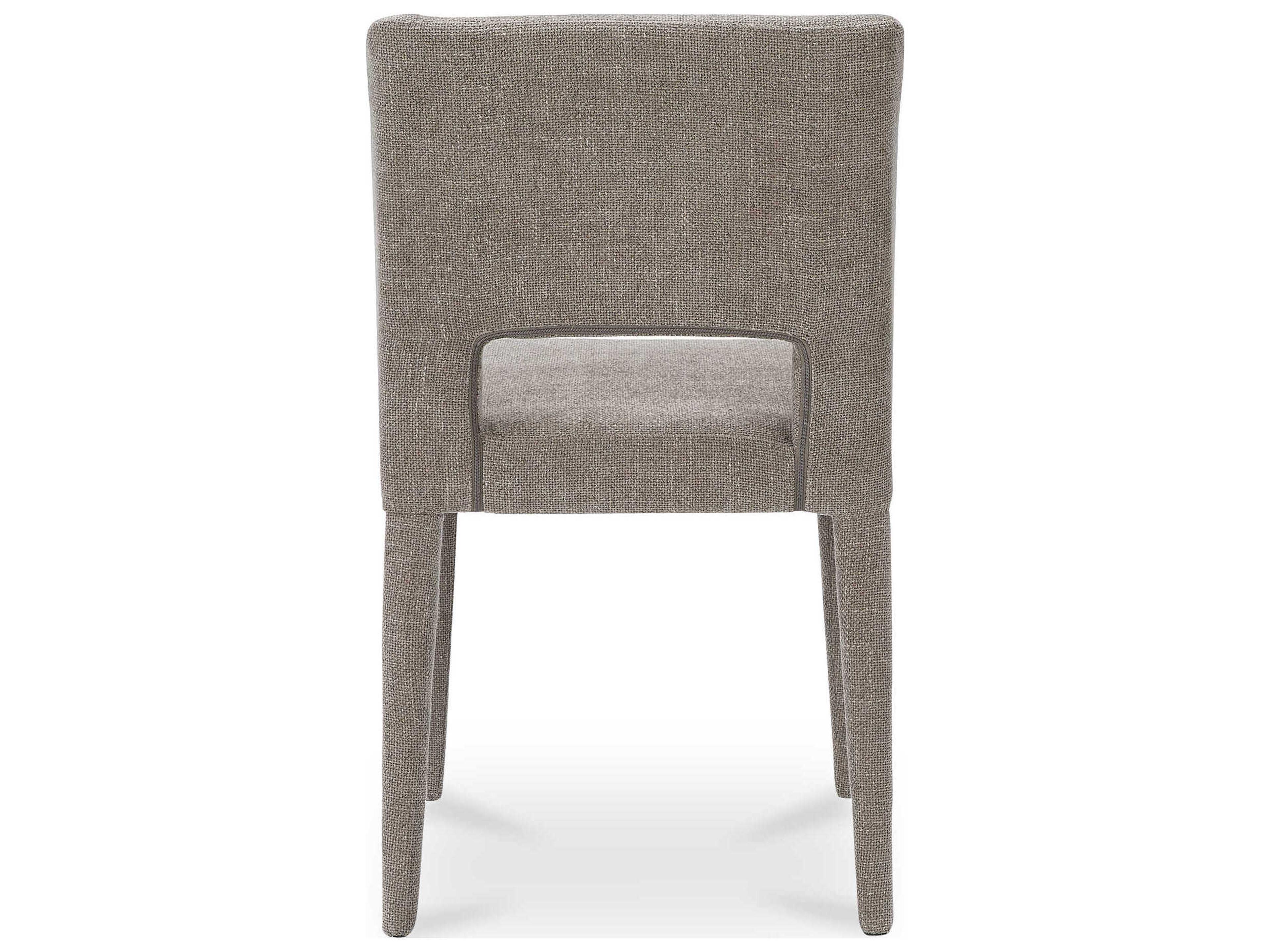 Moe's Home Joyce Plywood Brown Upholstered Armless Dining Chair Set of 2