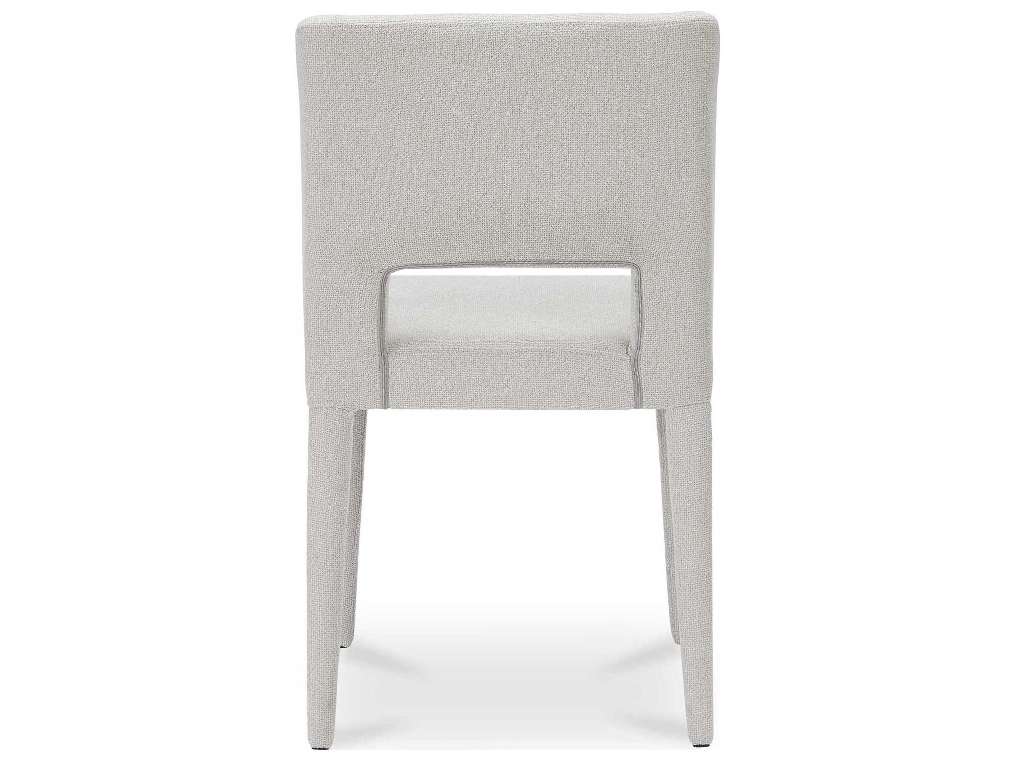 Moe's Home Joyce Plywood Beige Upholstered Armless Dining Chair Set of 2