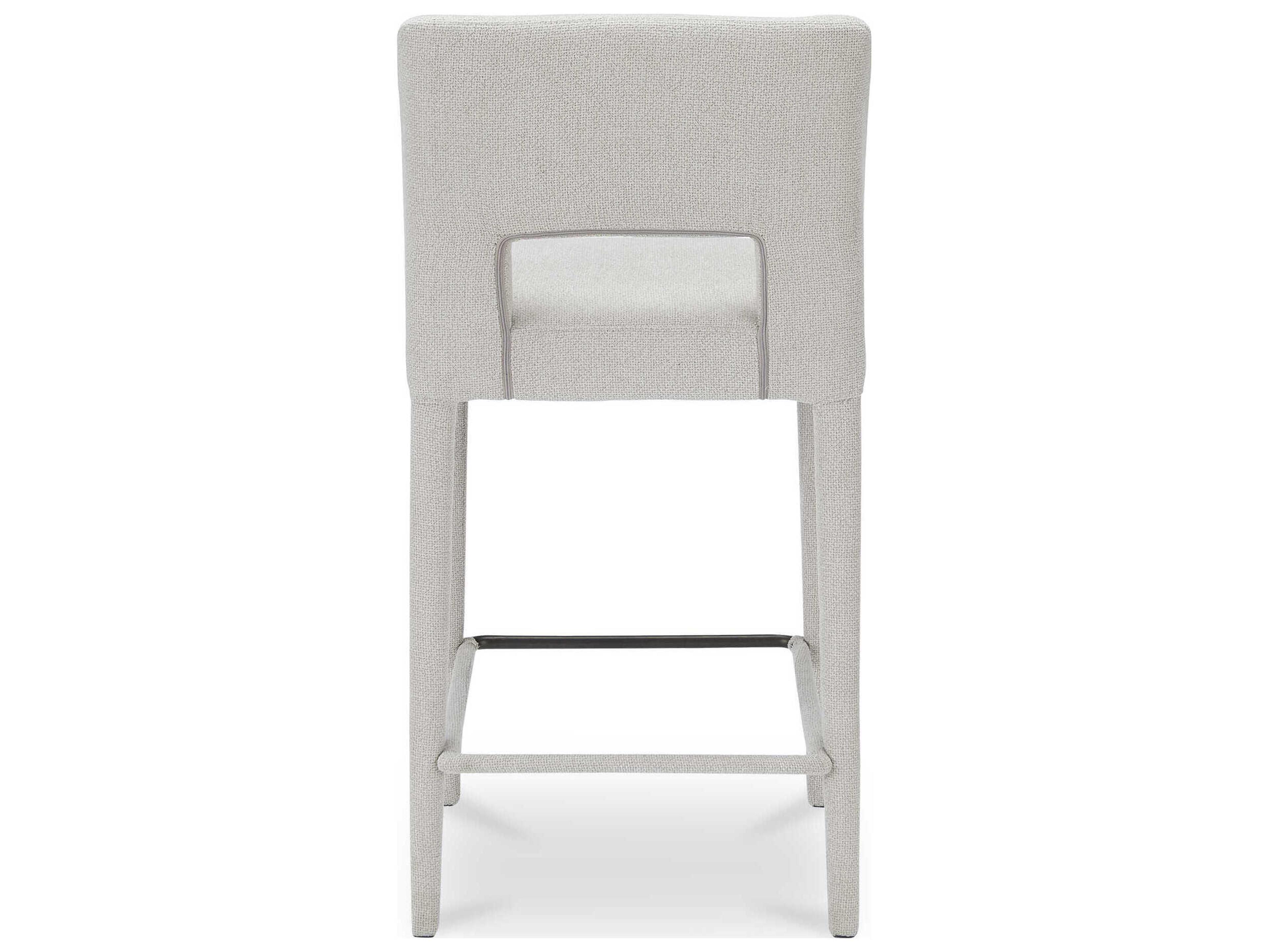 Moe's Home Joyce Beige Upholstered Plywood Counter Stool