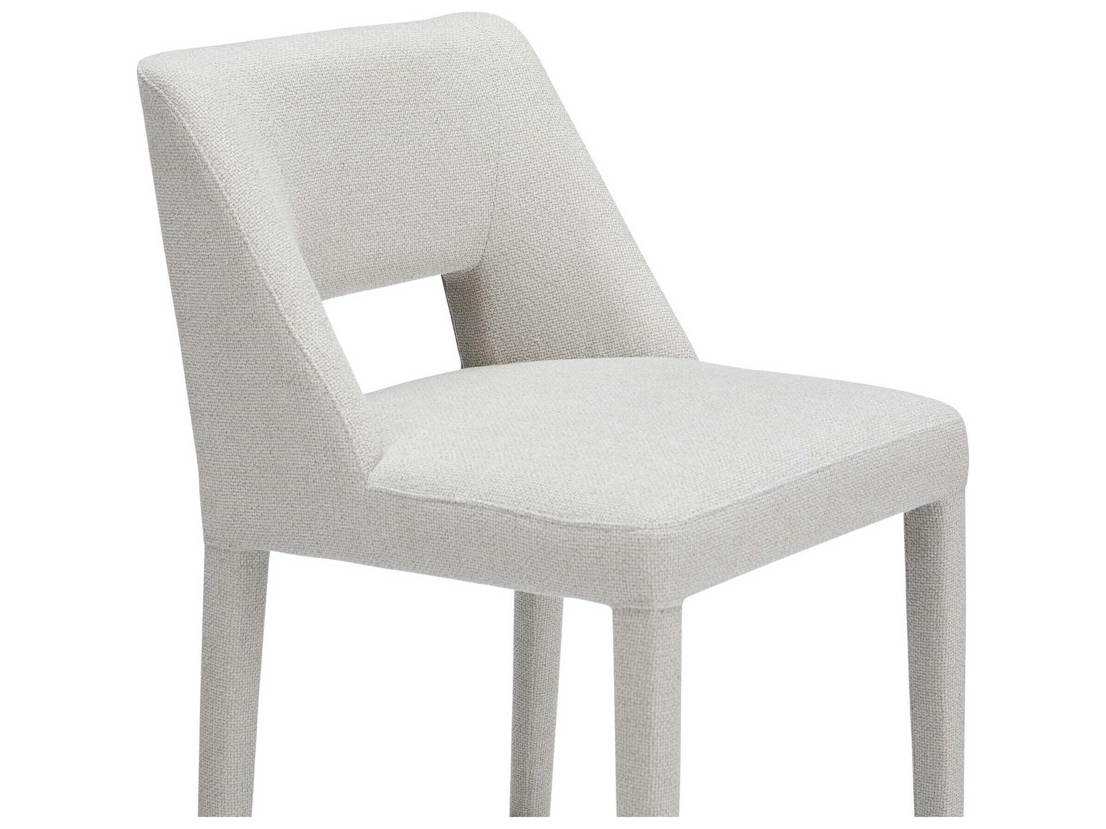 Moe's Home Joyce Beige Upholstered Plywood Counter Stool