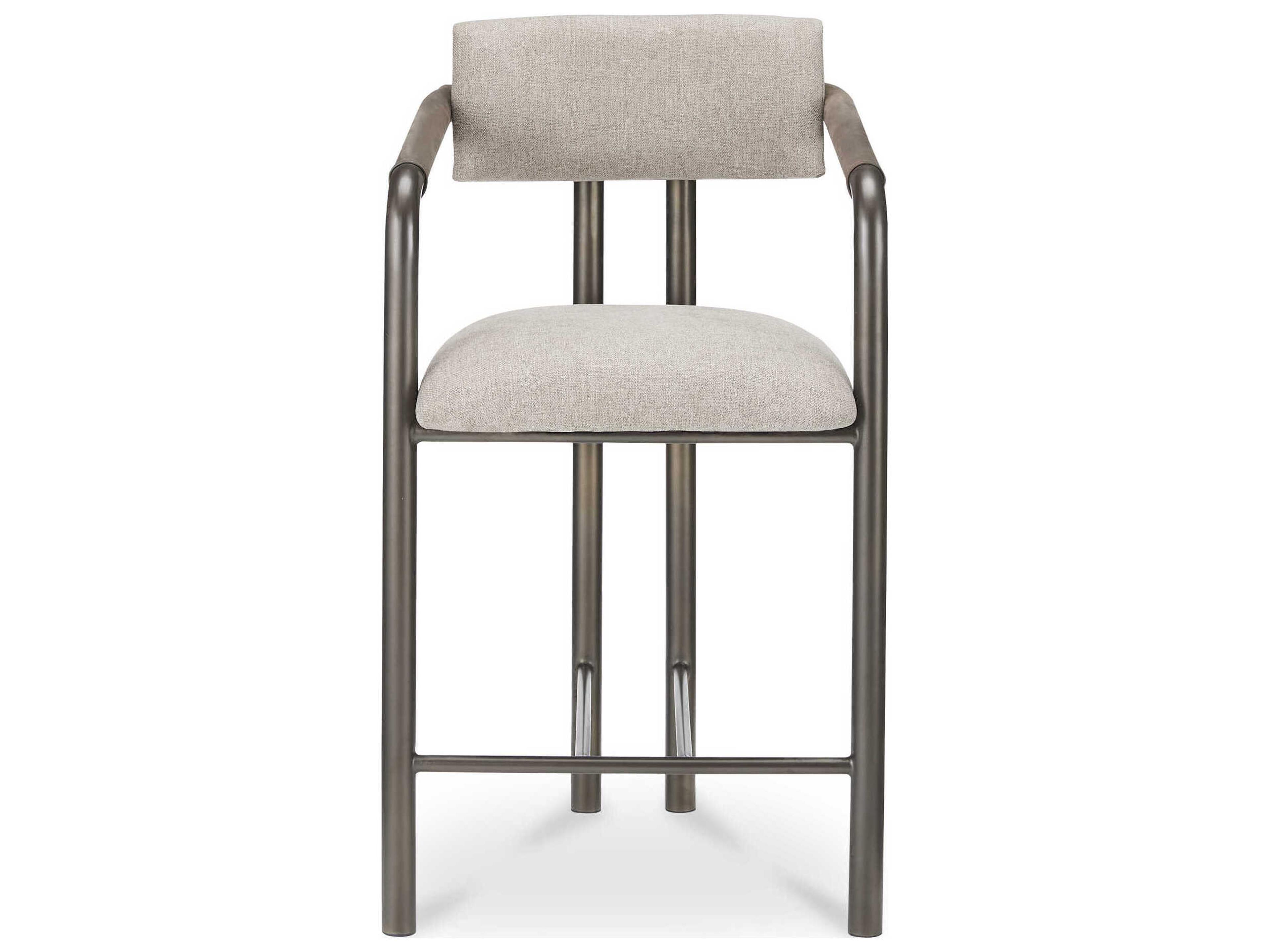 Moe's Home Cassidy Light Brown Upholstered Plywood Counter Stool