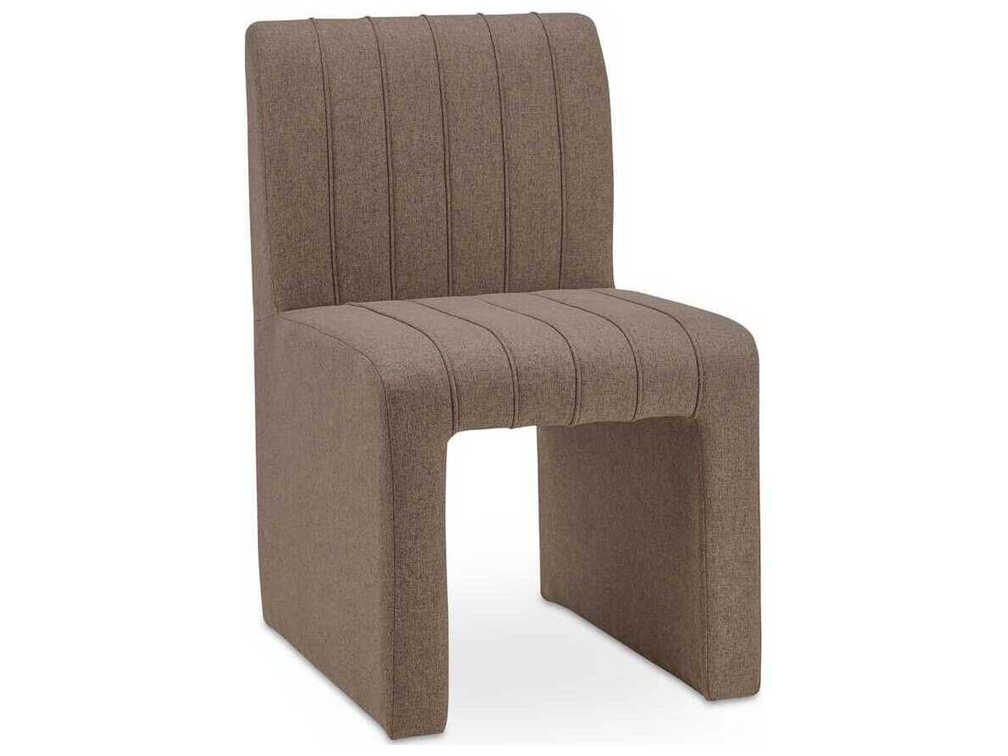 Sally Brown Upholstered Armless Dining Chair