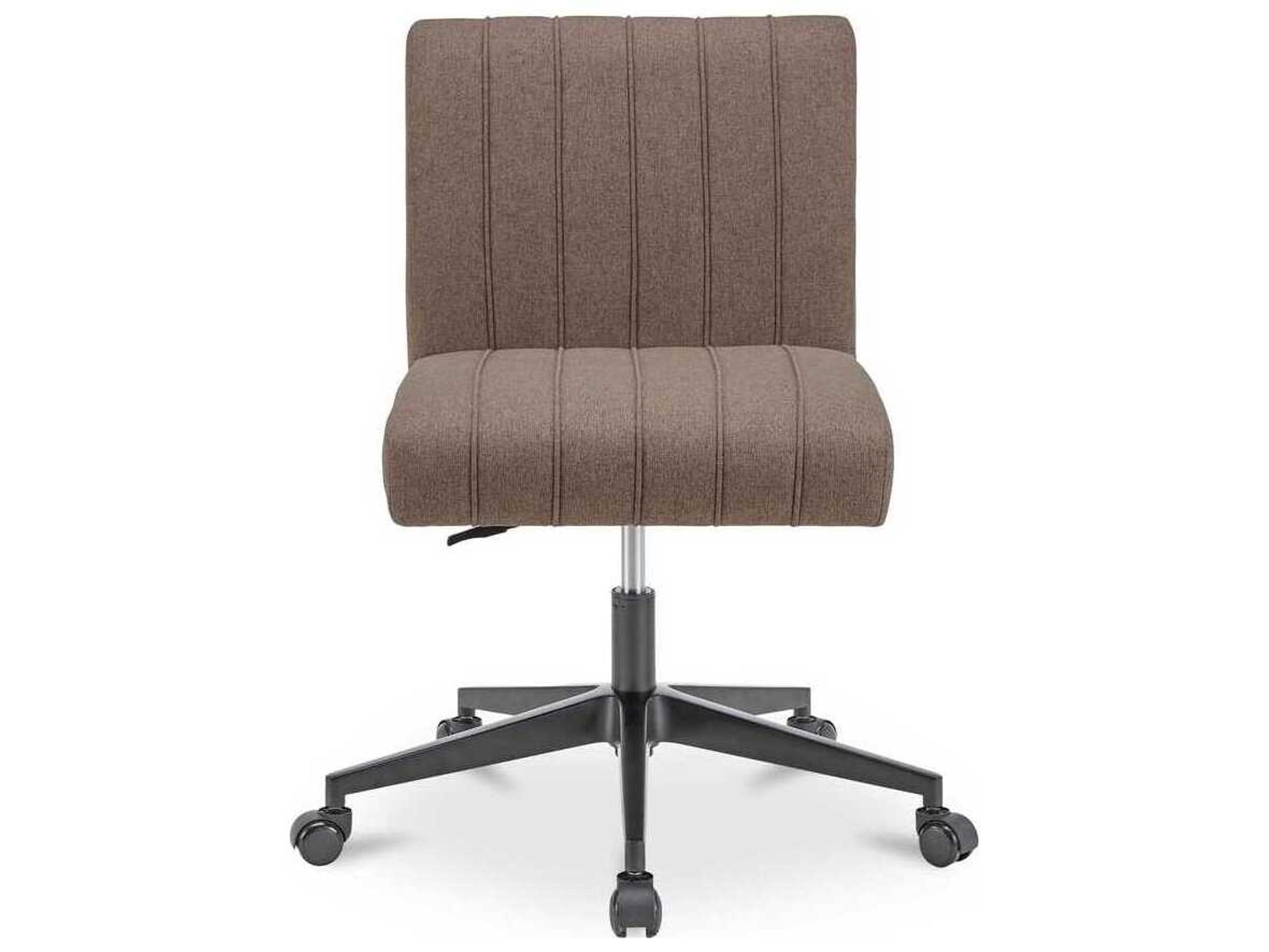 Moe's Home Sally Upholstered Adjustable Swivel Computer Office Chair