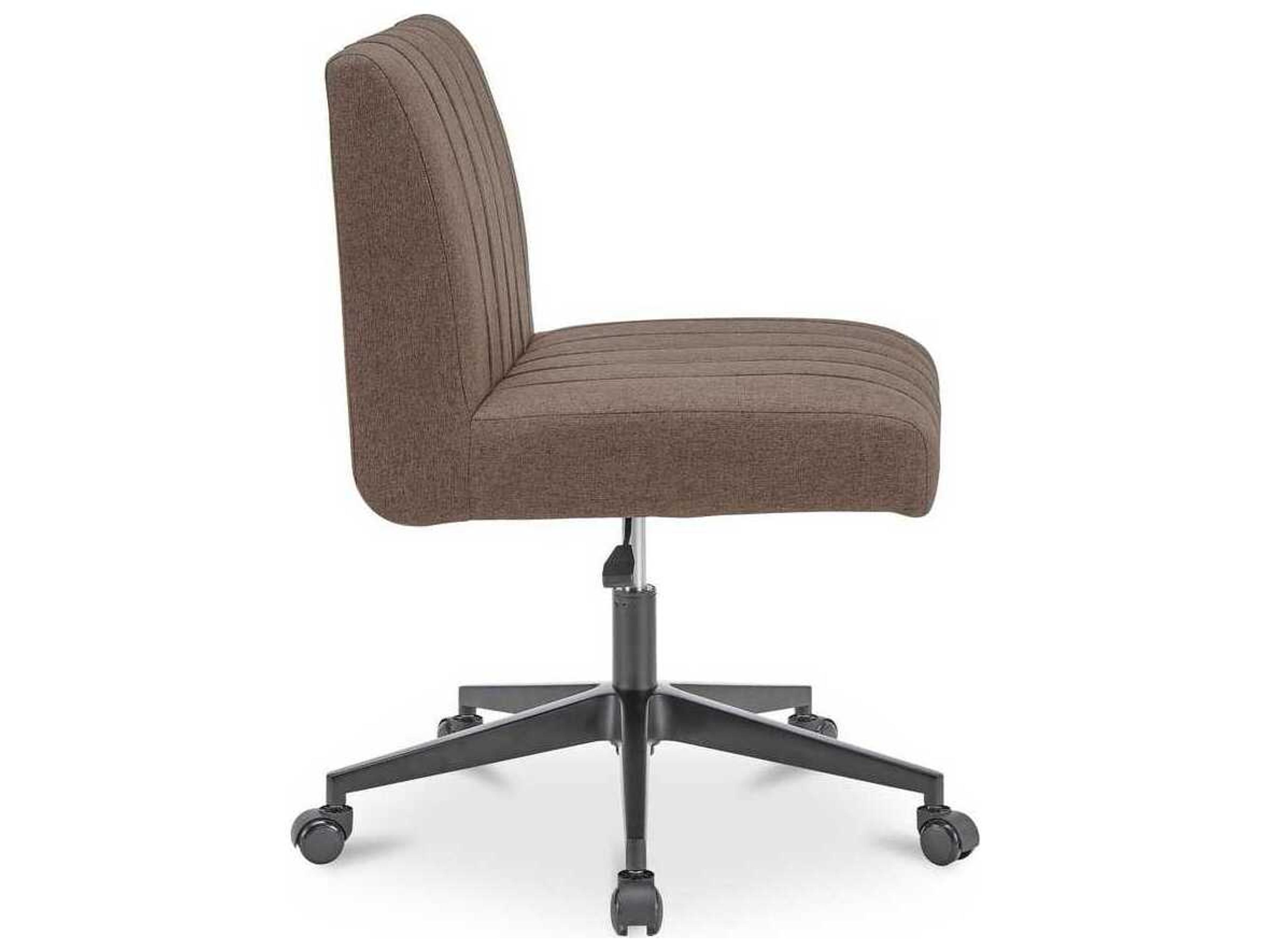 Moe's Home Sally Upholstered Adjustable Swivel Computer Office Chair