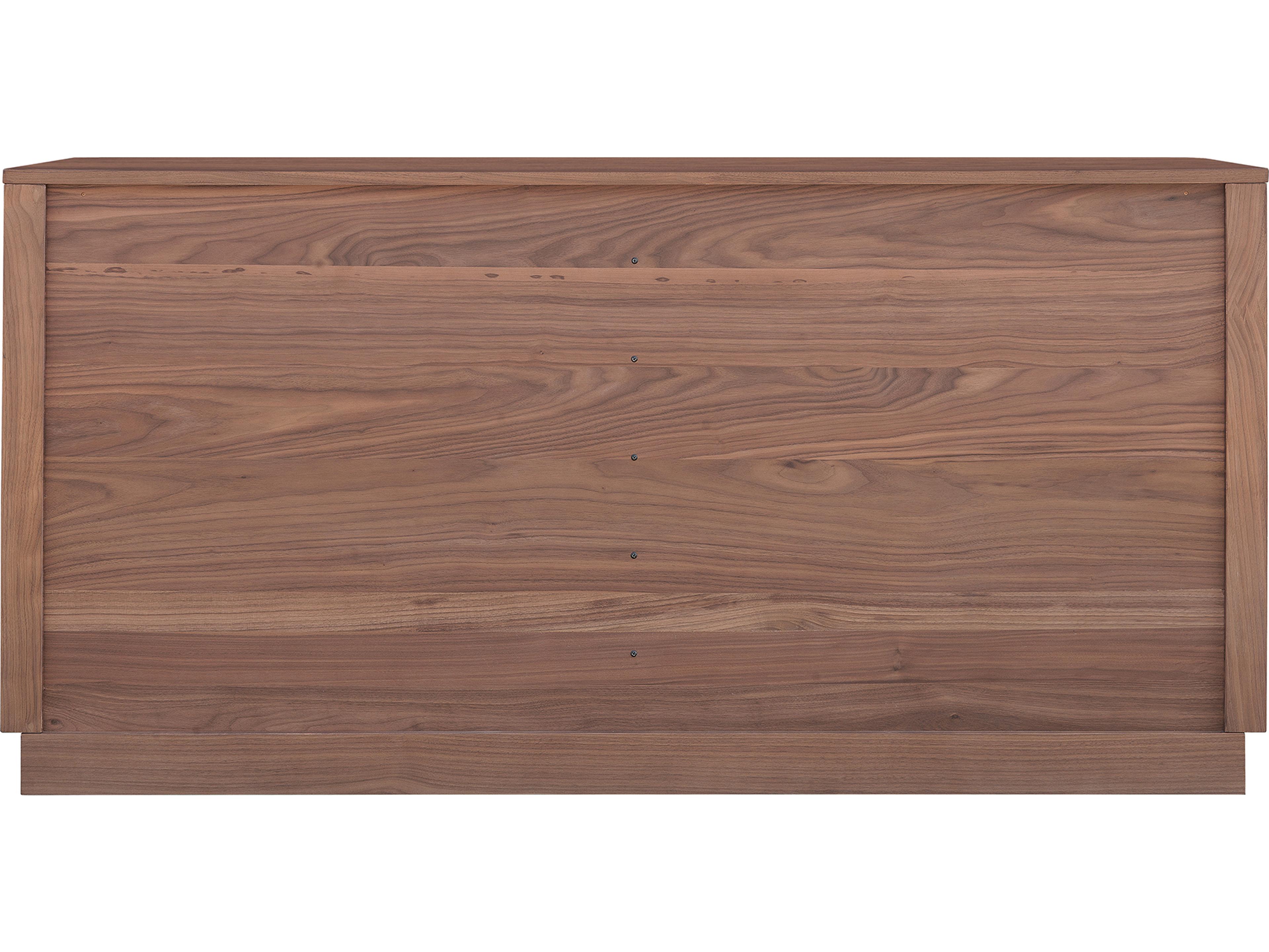 Moe's Home Round Off 6-Drawers Rubberwood Double Dresser