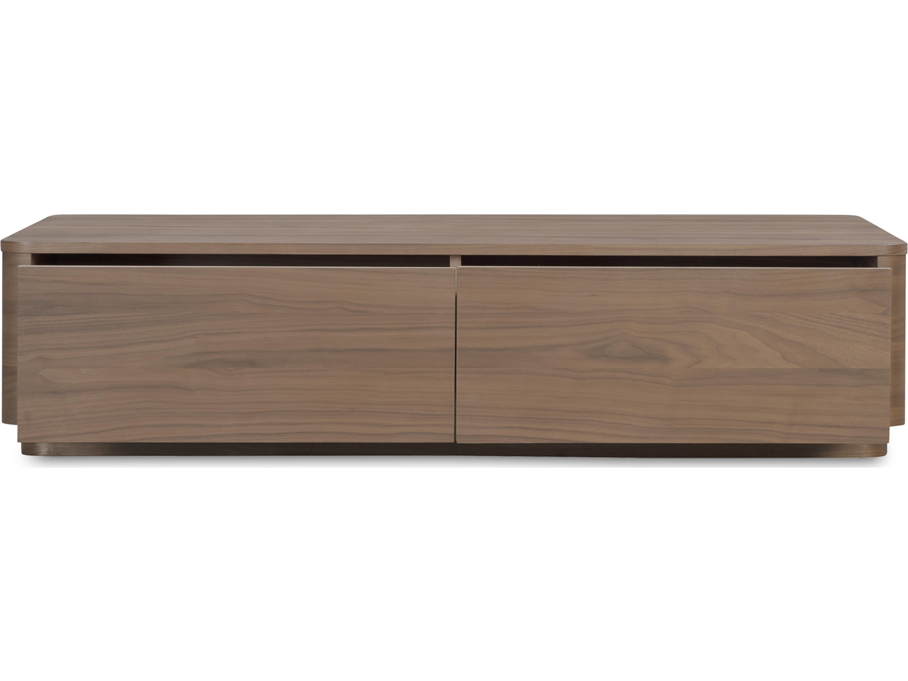 Moe's Home Round Off Rectangular Wood Brown Coffee Table