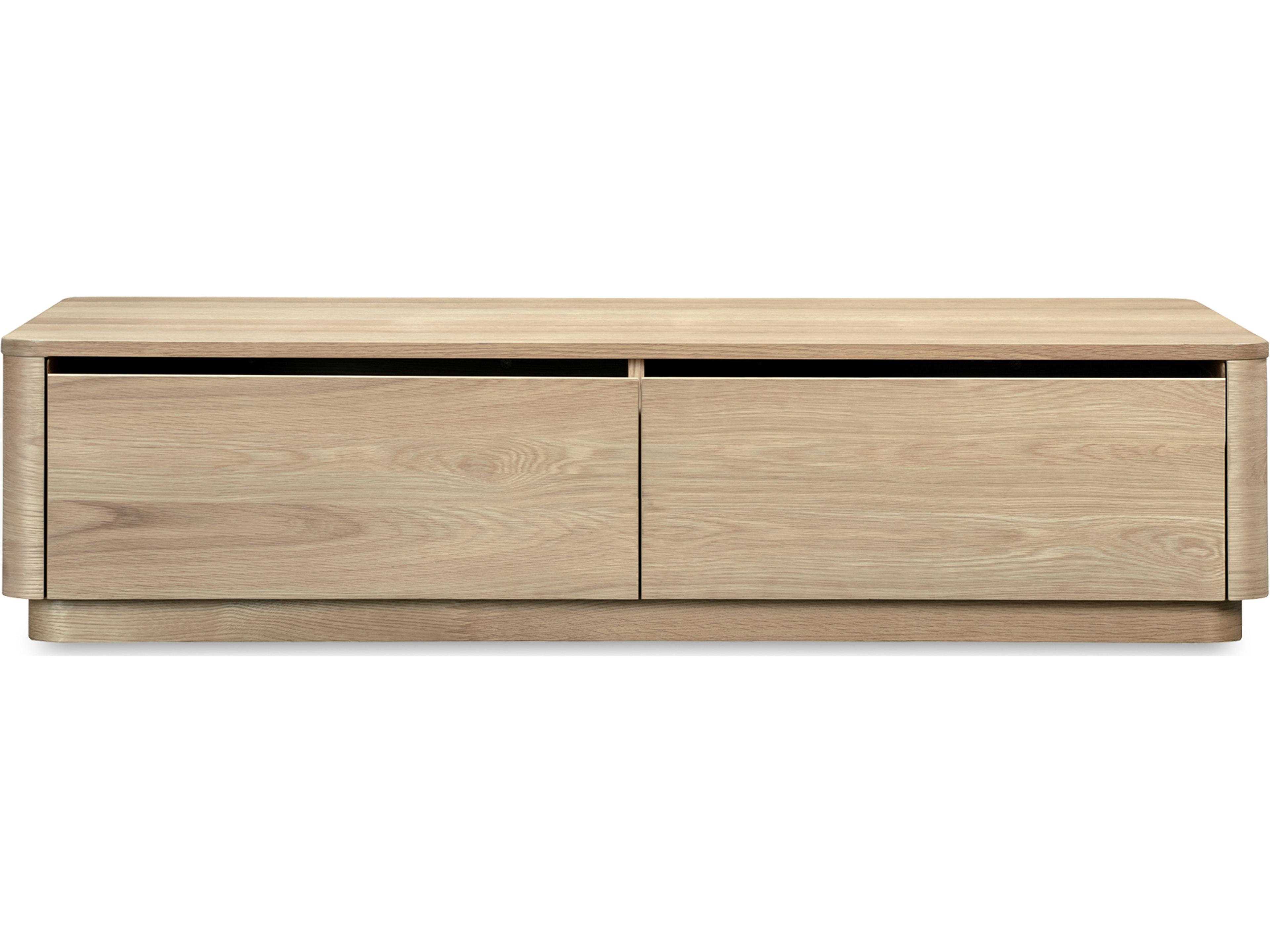 Moe's Home Round Off Rectangular Wood Natural Coffee Table