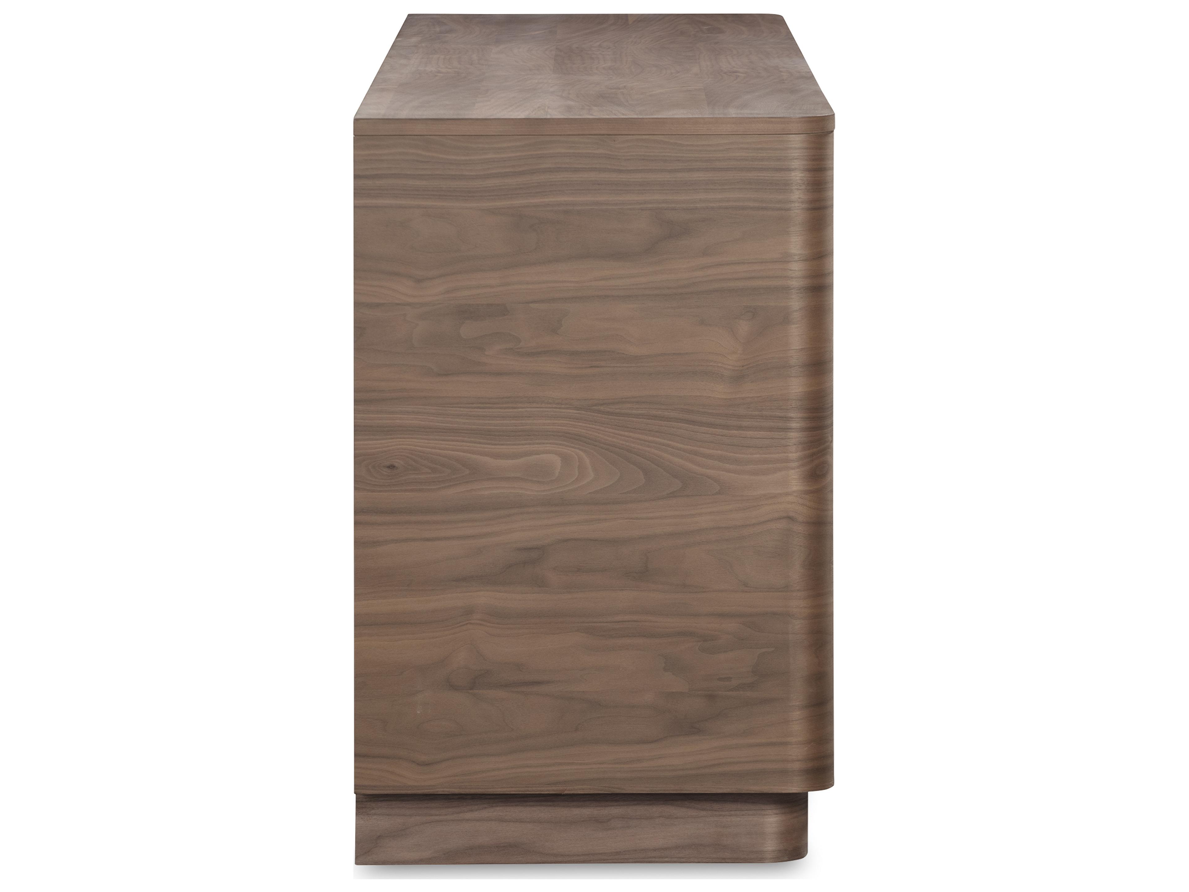 Moe's Home Round Off 72" Rubberwood Brown Sideboard