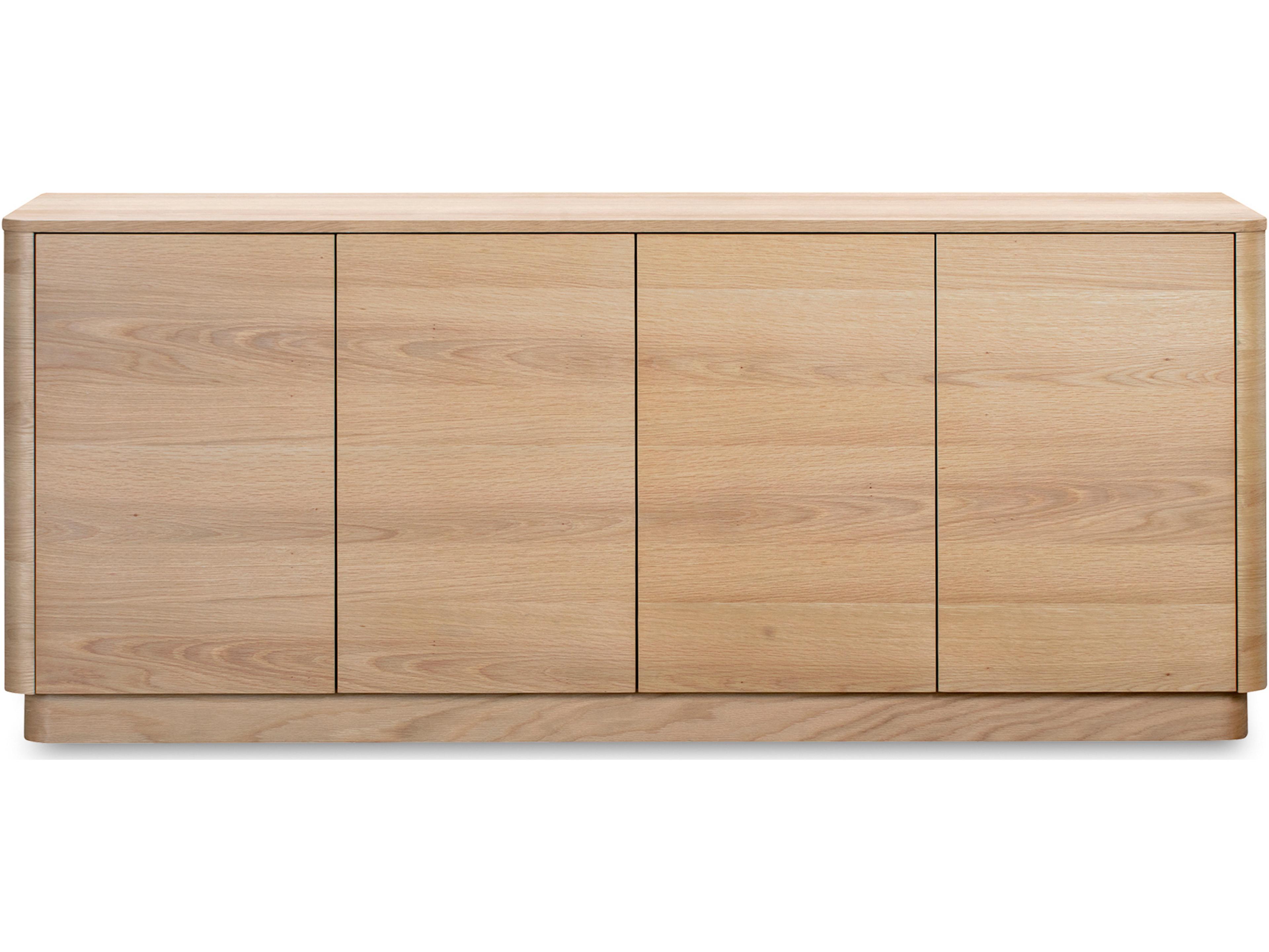Round Off Sideboard Natural Oak Minimalist