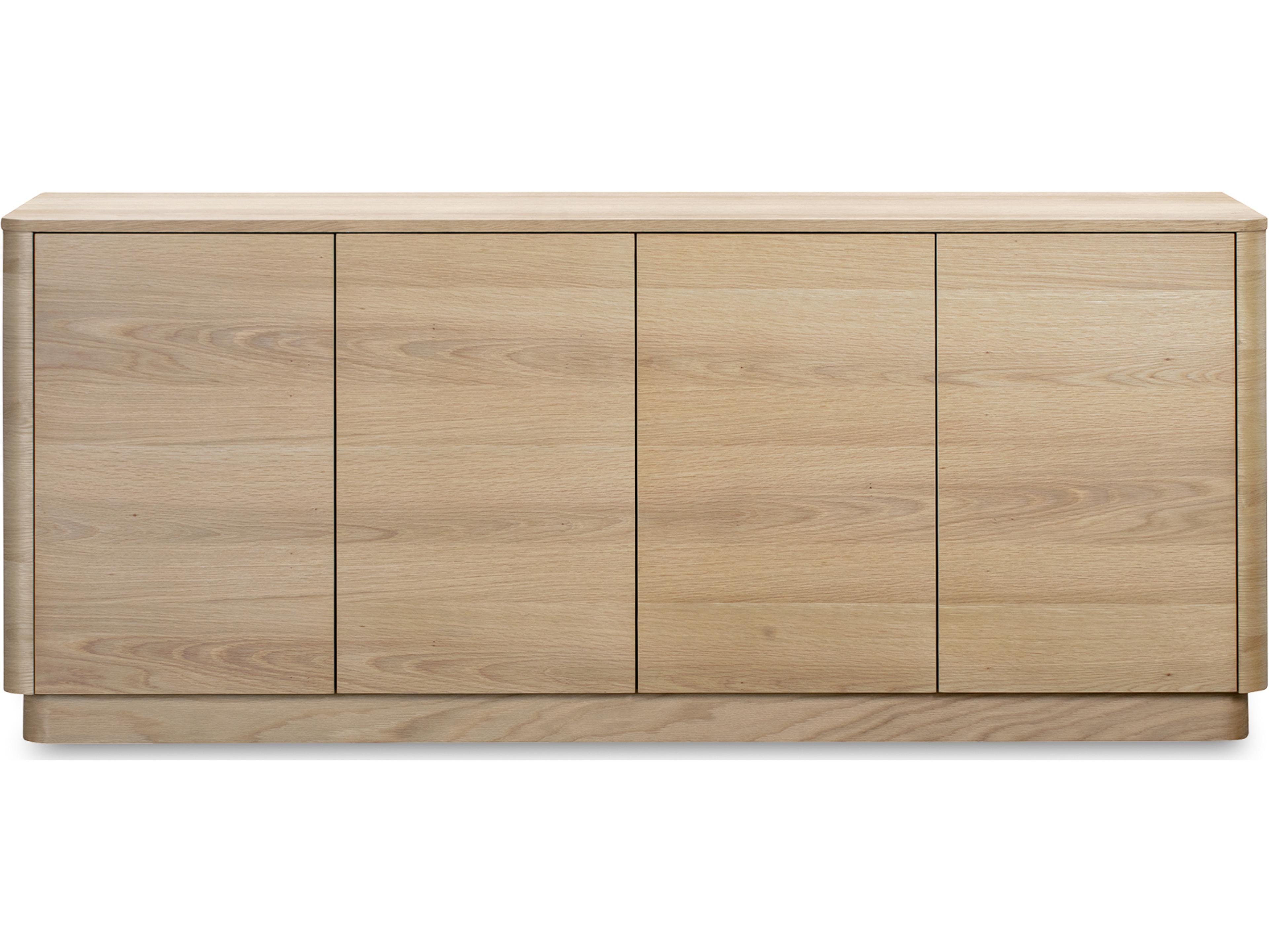 Moe's Home Round Off 72" Oak Wood Natural Sideboard