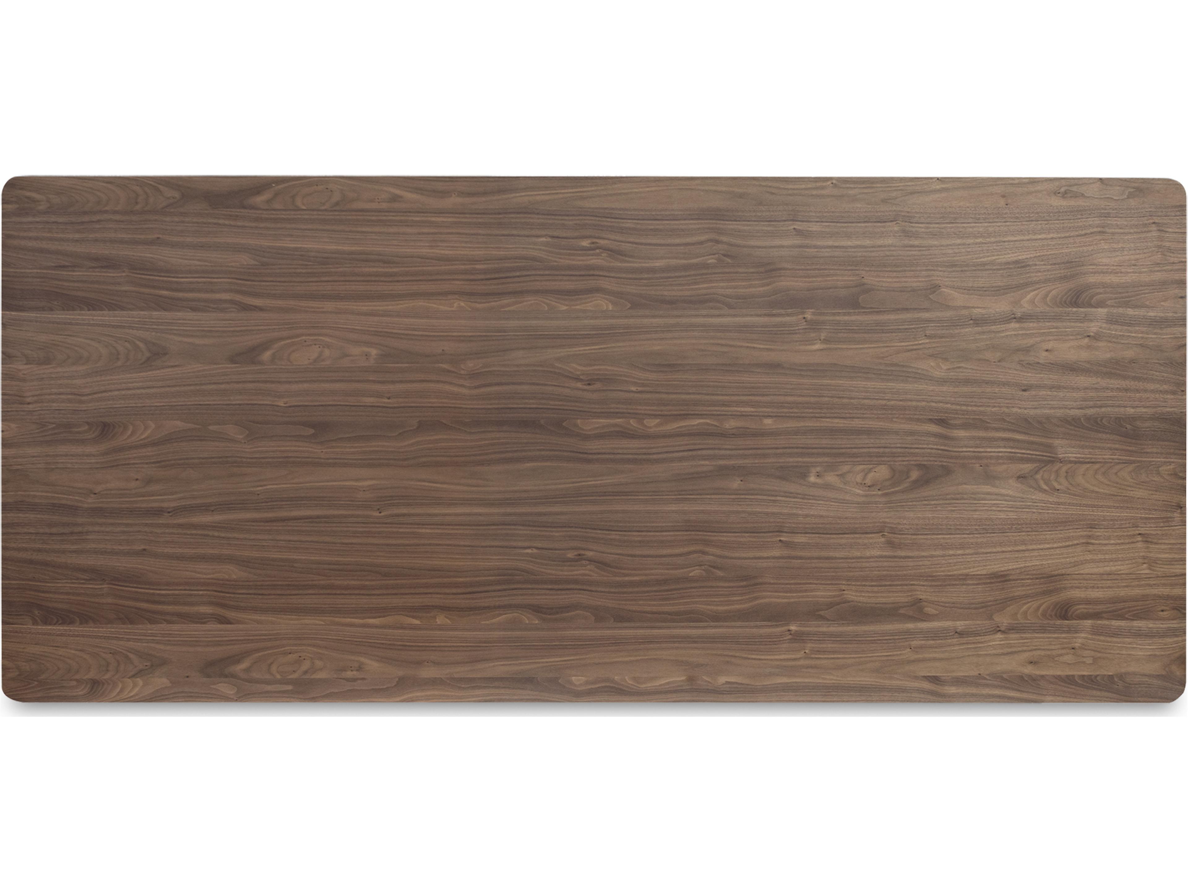 Moe's Home Round Off Rectangular Wood Brown Dining Table