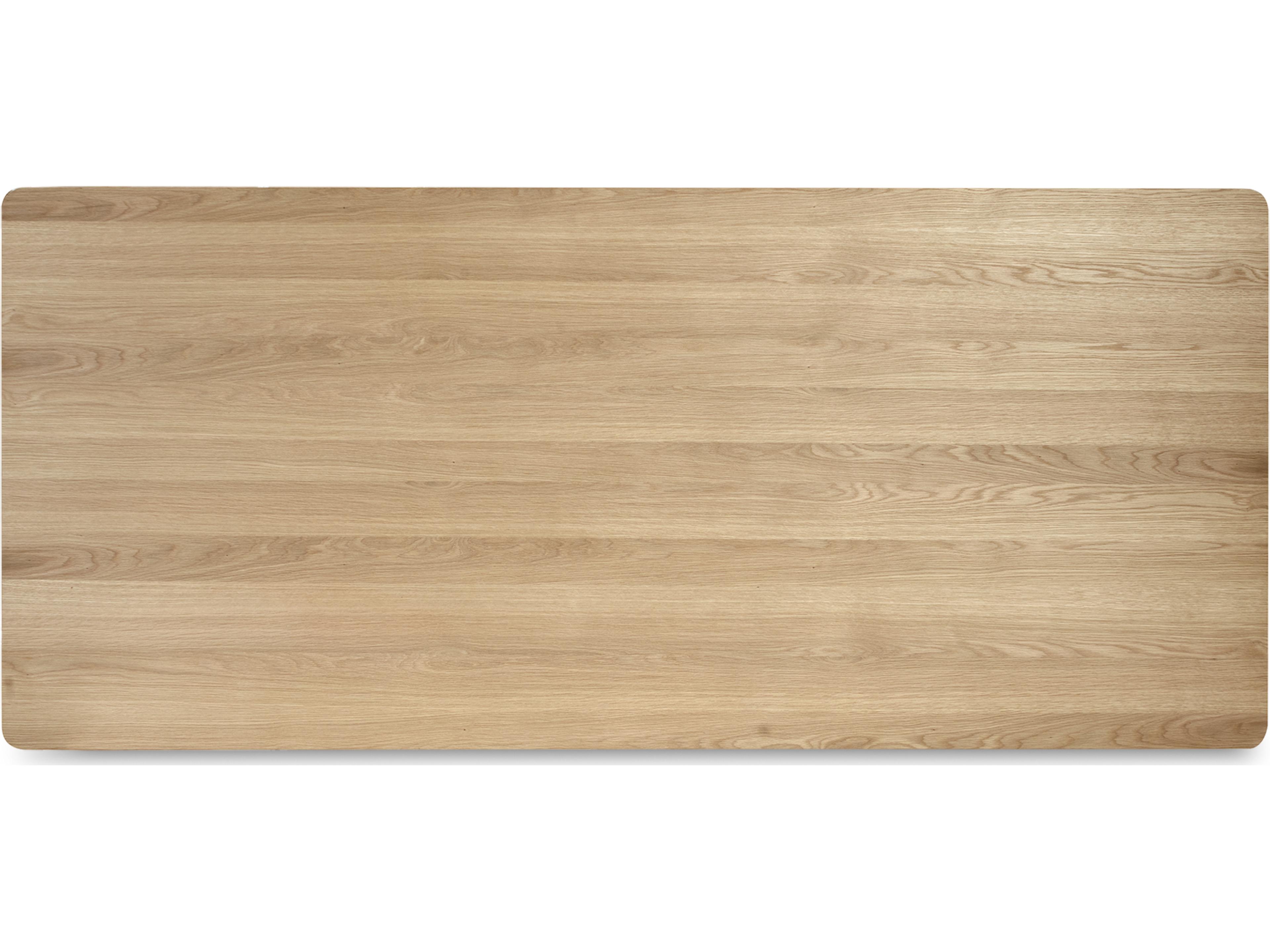 Moe's Home Round Off Rectangular Wood Natural Dining Table