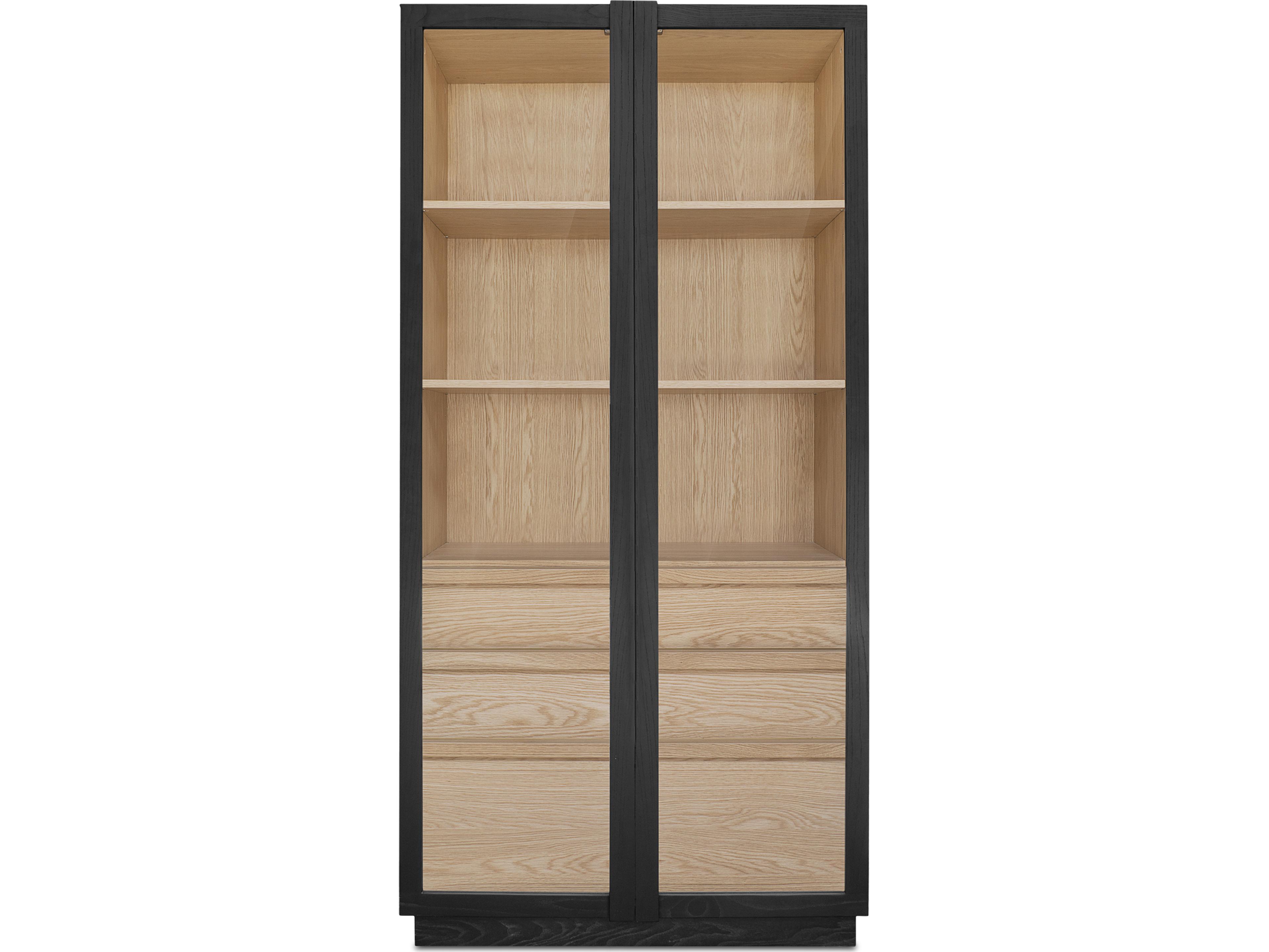 Charlotte 40" Black Tall Cabinet