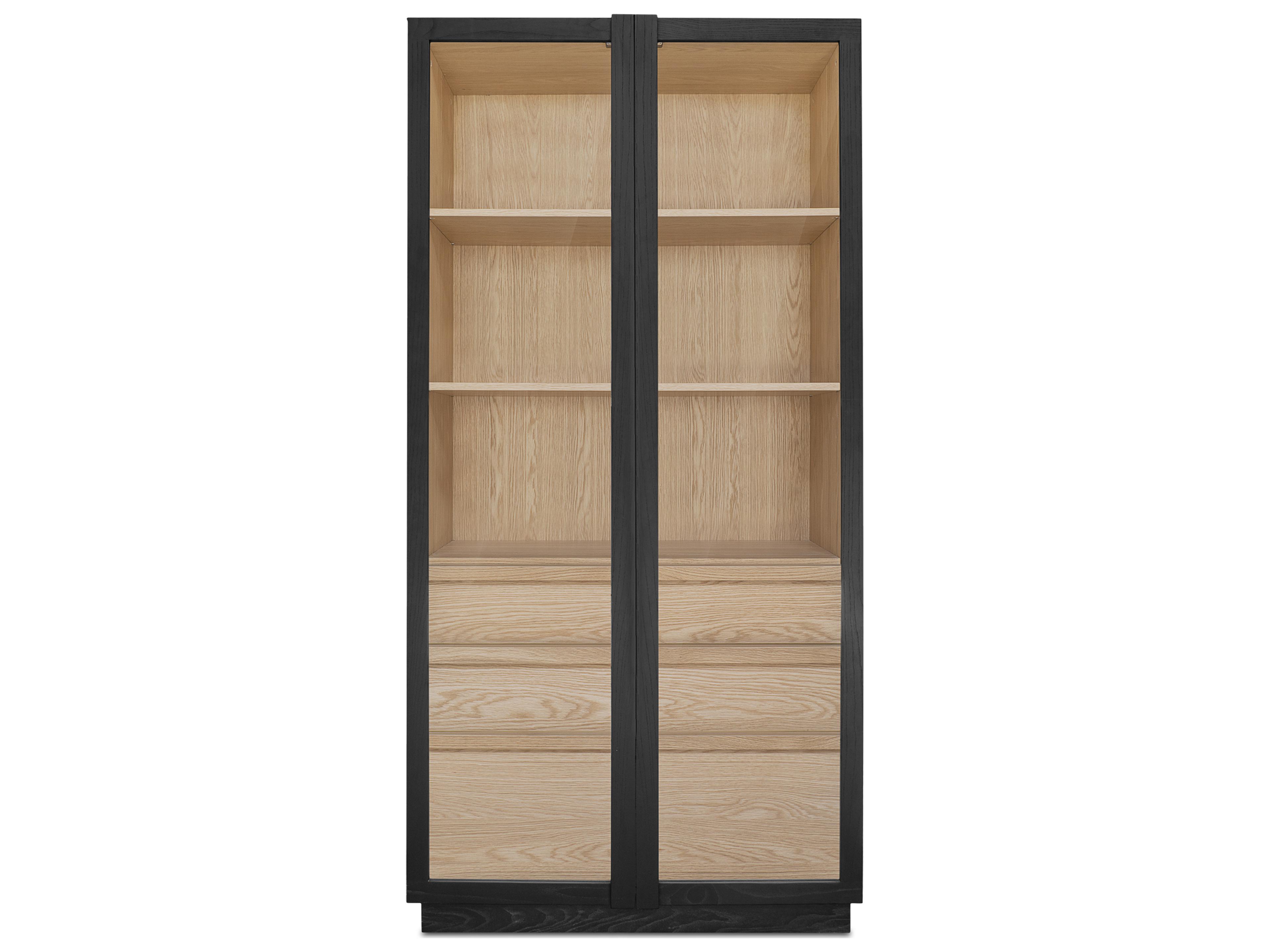 Moe's Home Charlotte 40" Black Tall Cabinet